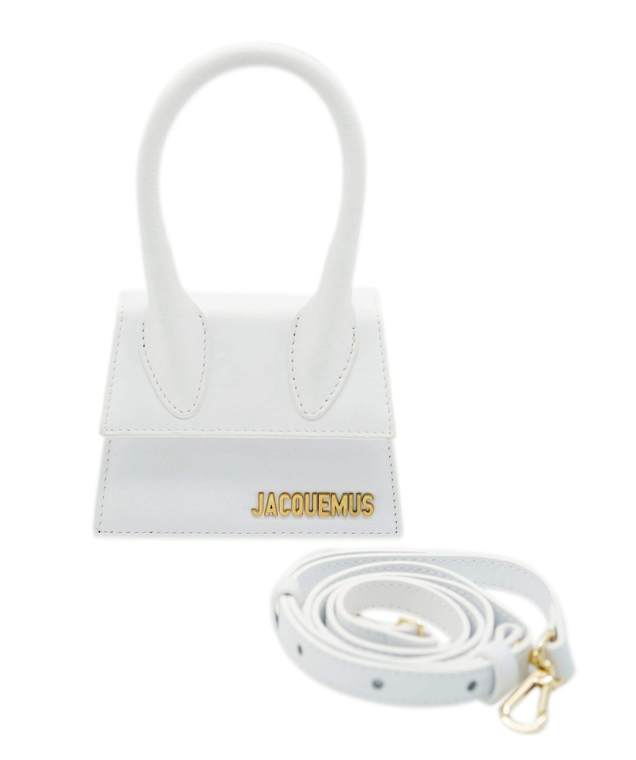 LuxuryPromise white jacquemus chiquito mini  AVL1169