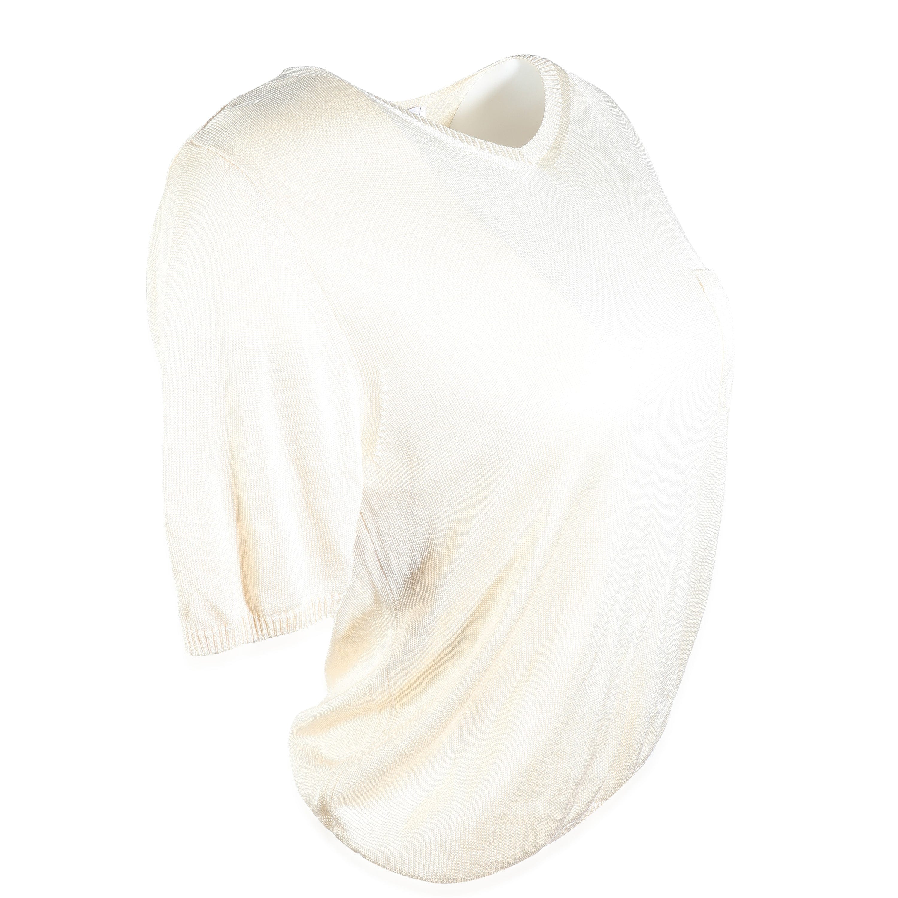 LuxuryPromise Chanel Silk Cream Top