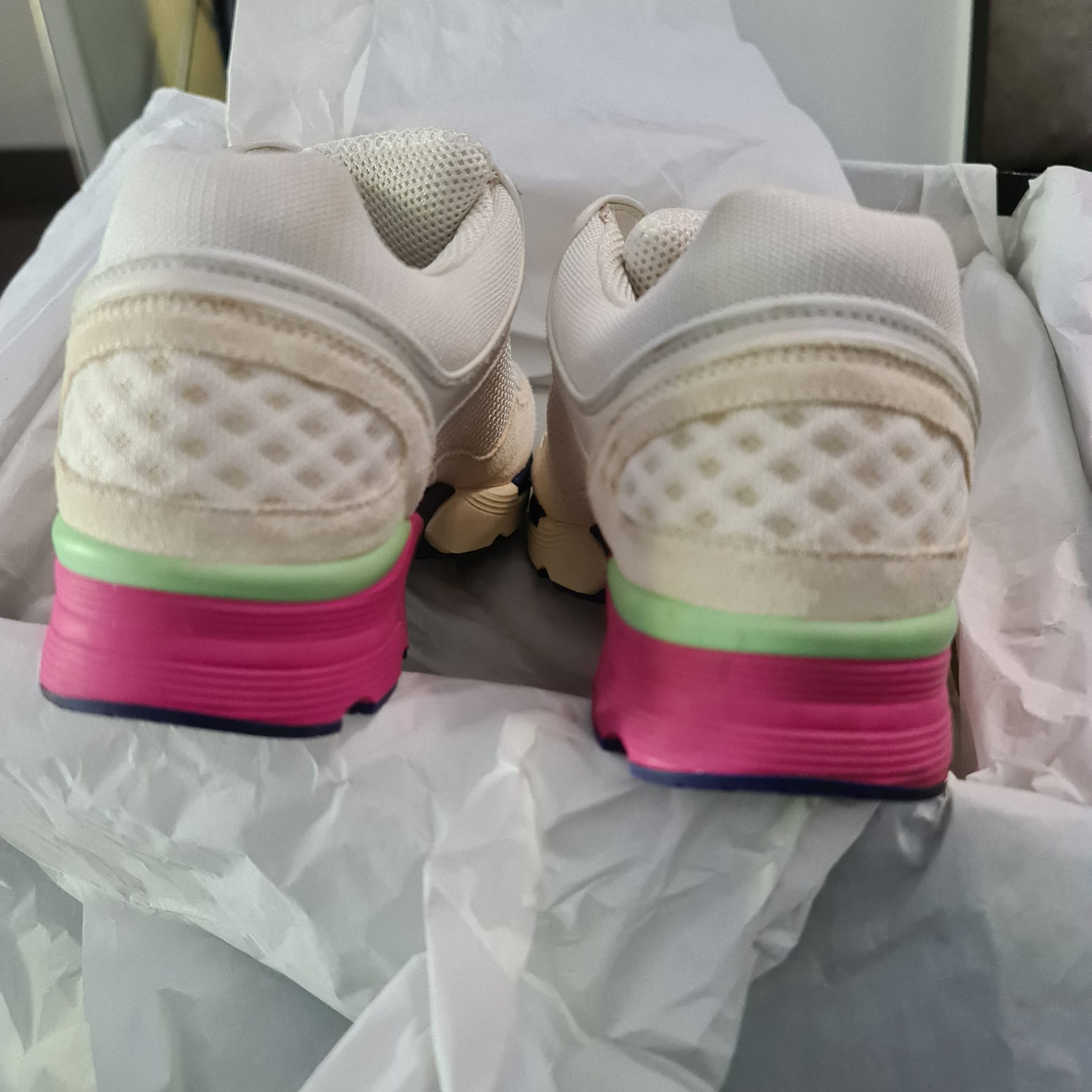 LuxuryPromise Chanel trainers worn 38.5