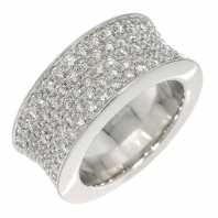 LuxuryPromise Diamond 2.40ct Ring 18K K18 WG White Gold 750 size6.5-6.75(US)