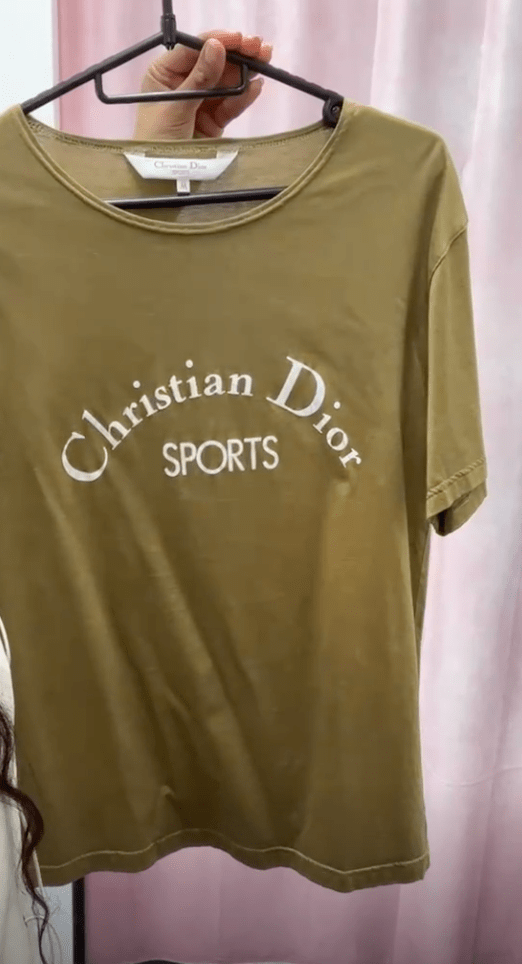 LuxuryPromise Dior Sports Olive Tee ASC76