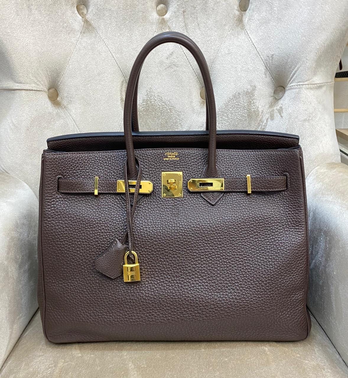 LuxuryPromise Hermes birkin 35 chocolate singapore