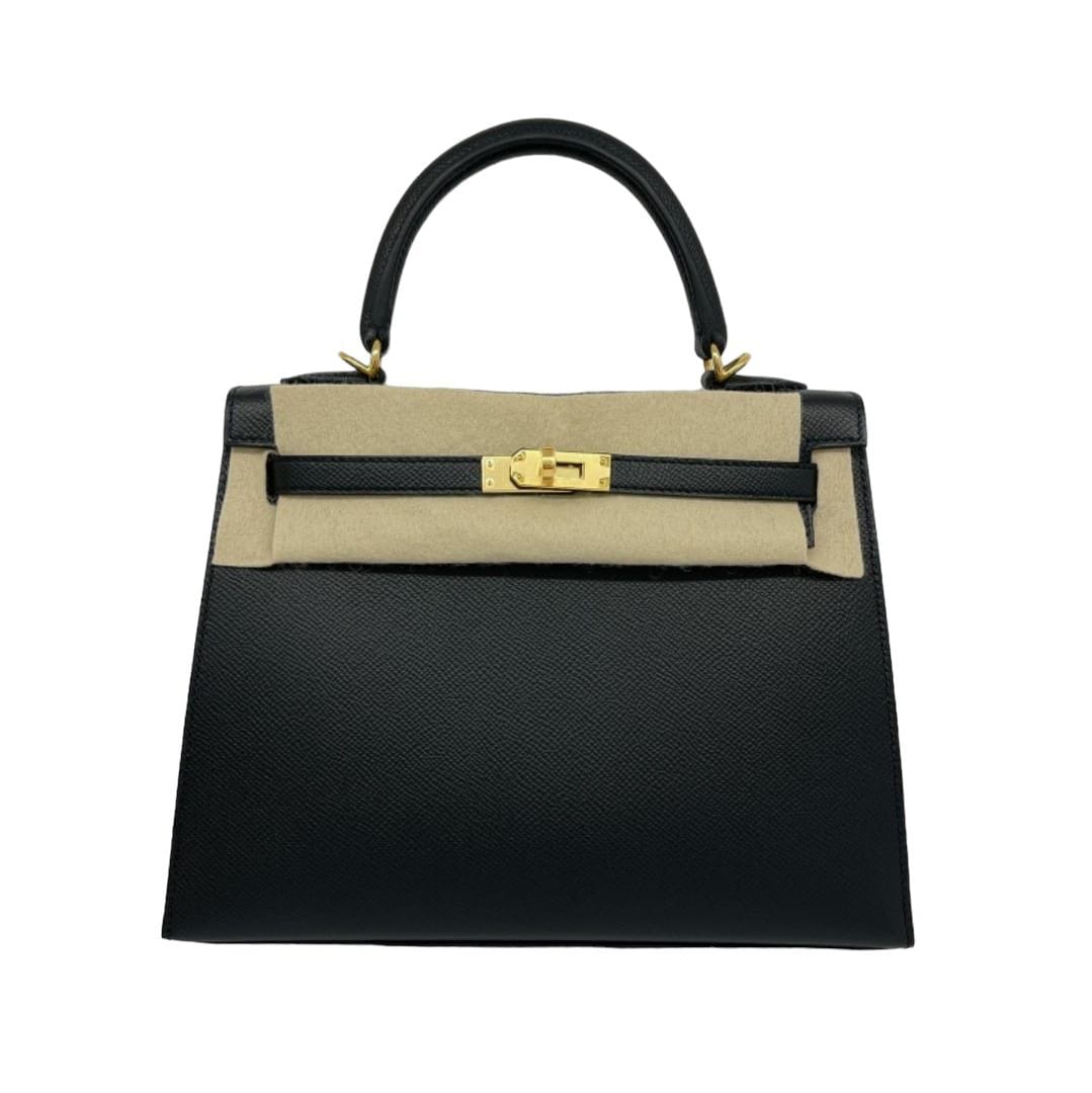 LuxuryPromise Hermes Kelly 25/black/GHW/Epsom