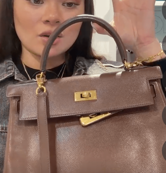 LuxuryPromise HERMES KELLY 28 RETOURNE NOISETTE Couchevel GHW