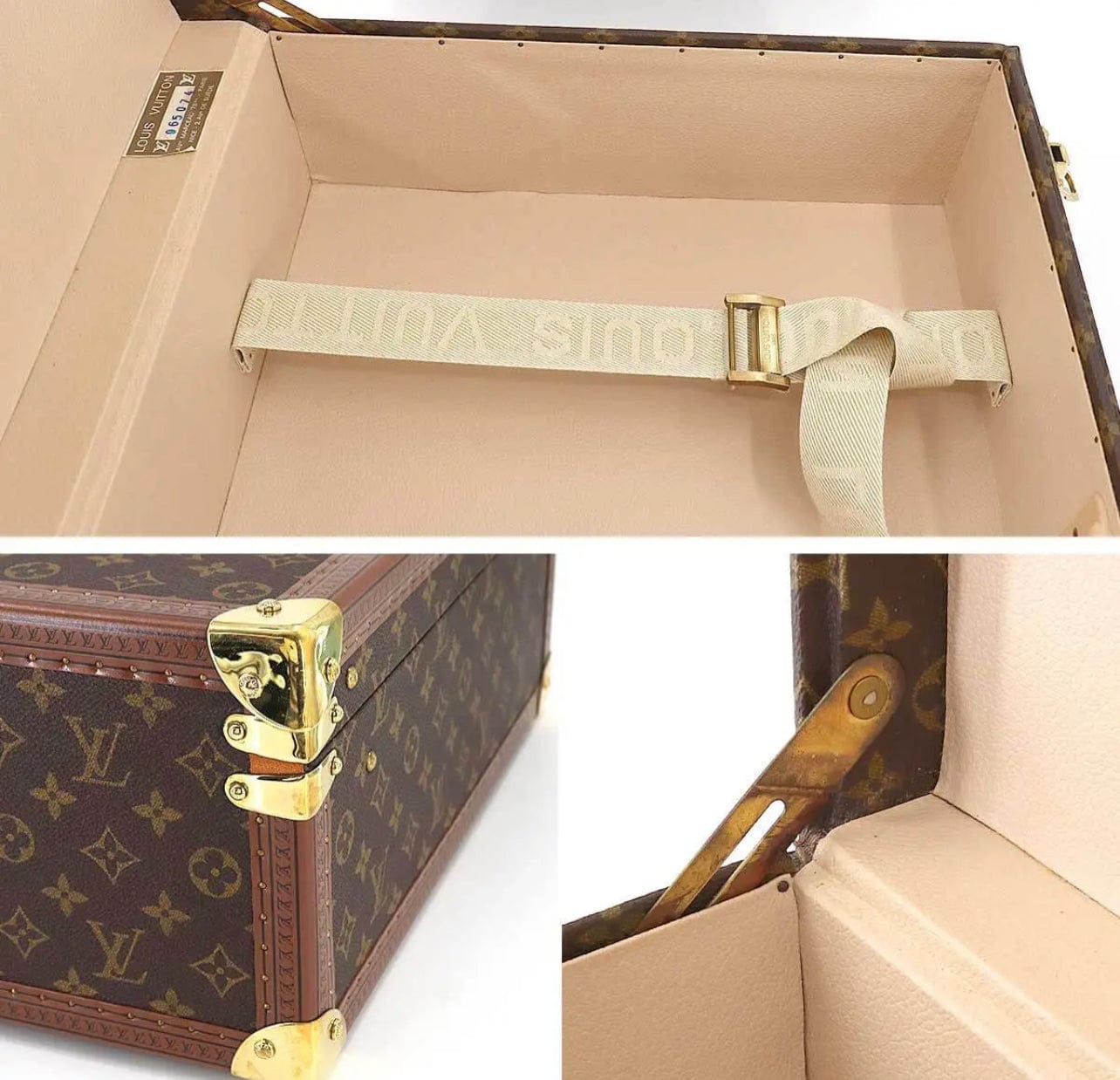 LuxuryPromise LOUIS VUITTON Monogram Bilstein 55 Trunk Case Luggage Travel