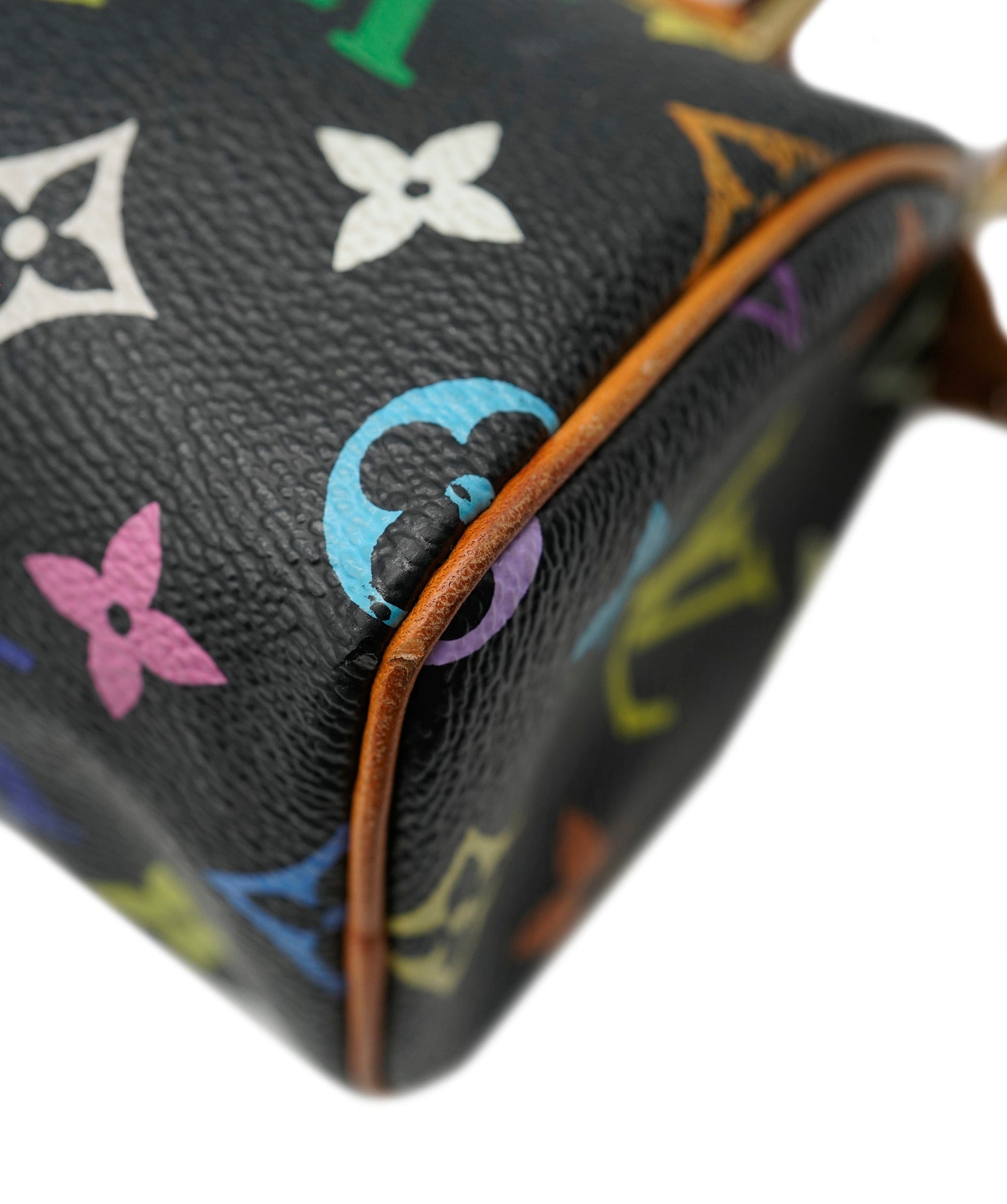 LuxuryPromise Louis Vuitton Nano Speedy Vintage Murakami Black Multi Monogram