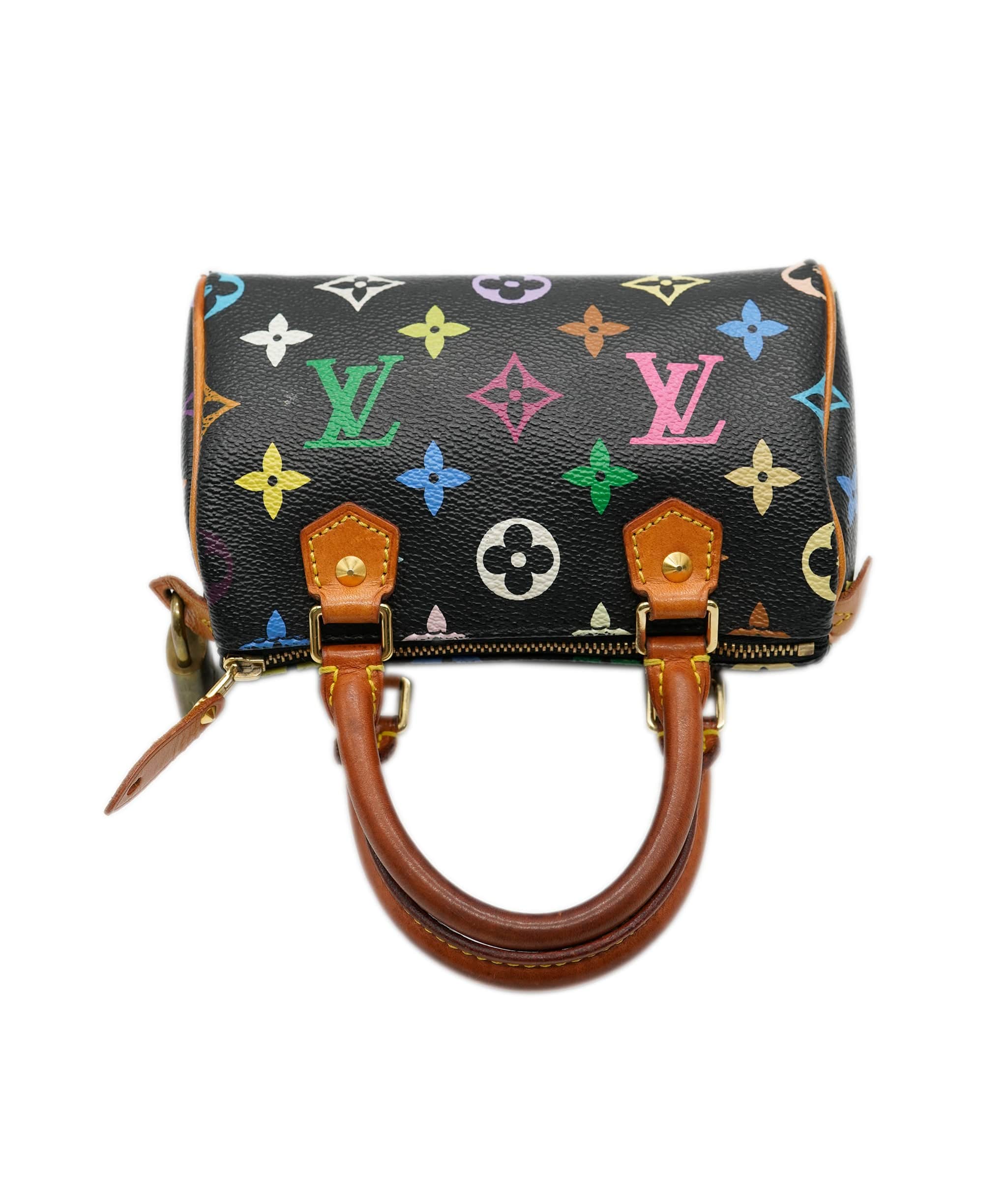 LuxuryPromise Louis Vuitton Nano Speedy Vintage Murakami Black Multi Monogram