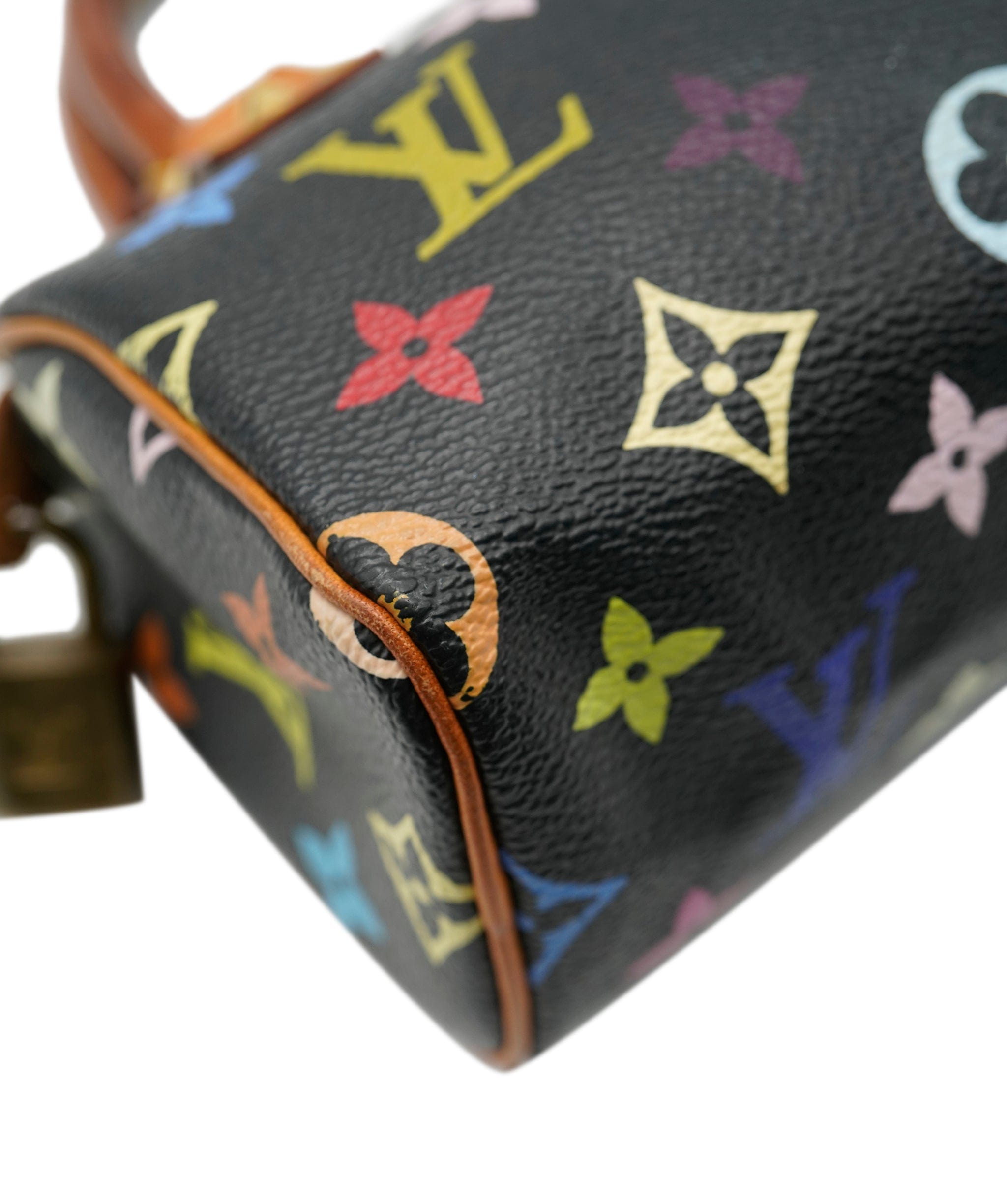 LuxuryPromise Louis Vuitton Nano Speedy Vintage Murakami Black Multi Monogram