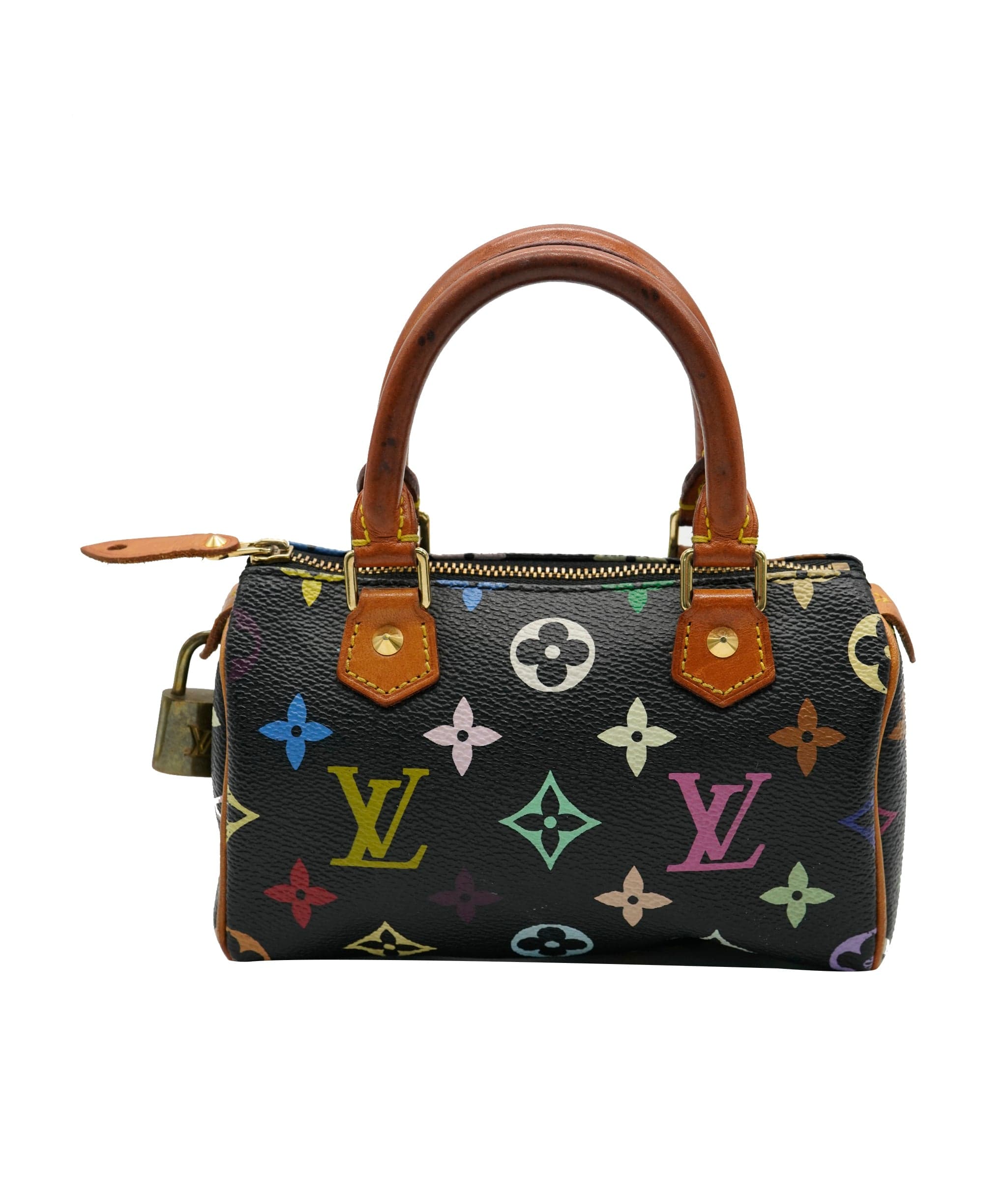 LuxuryPromise Louis Vuitton Nano Speedy Vintage Murakami Black Multi Monogram