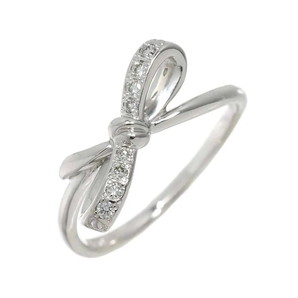 LuxuryPromise Ring - Diamond 0.07ct 18K WG Size5.5-5.75(US)