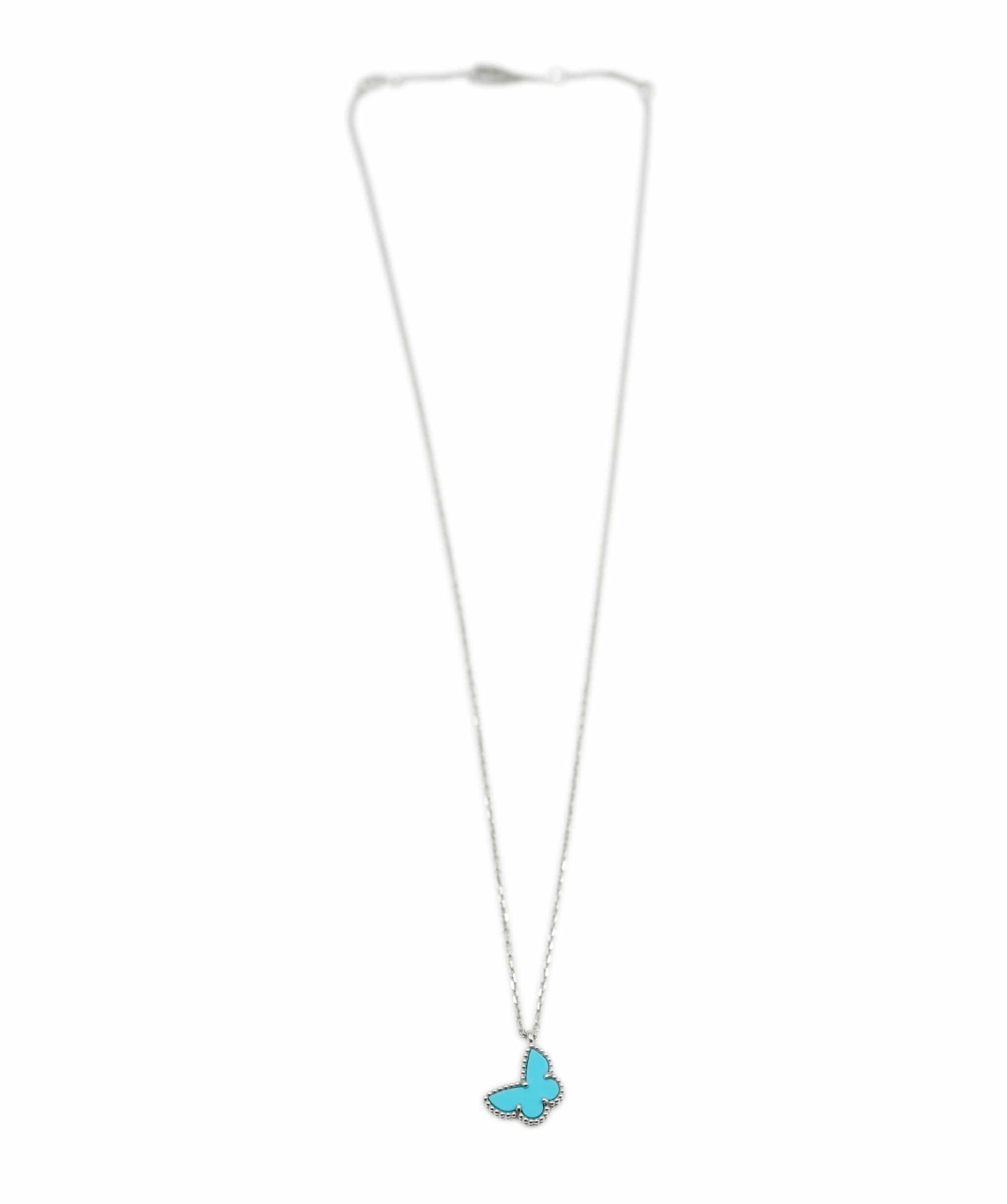 LuxuryPromise VCA Turquoise Sweet Butterfly Necklace