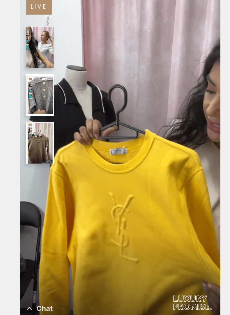 LuxuryPromise YSL Yellow Jumper ASC79