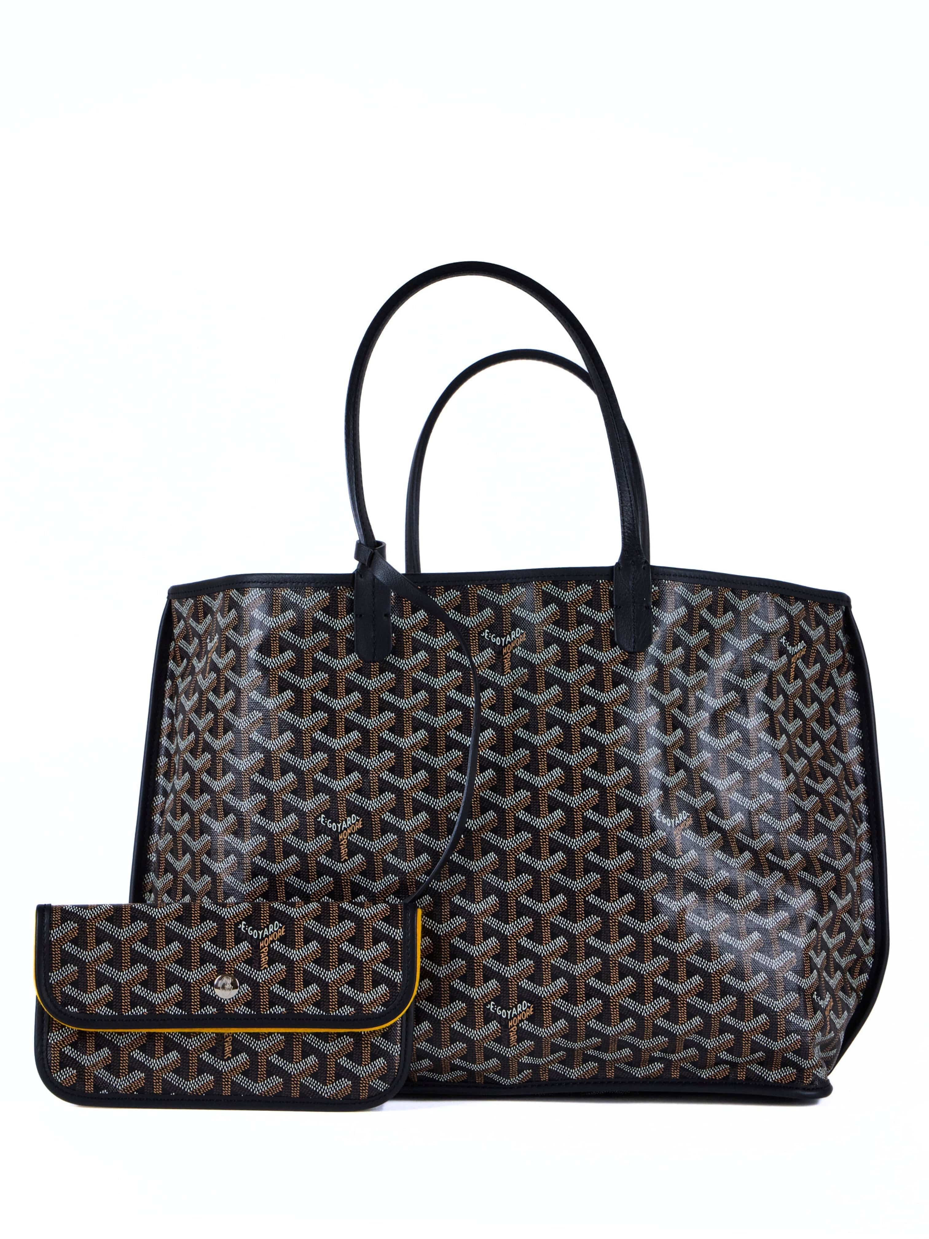 LuxuryVault GOYARD Anjou PM Tote Bag in Black