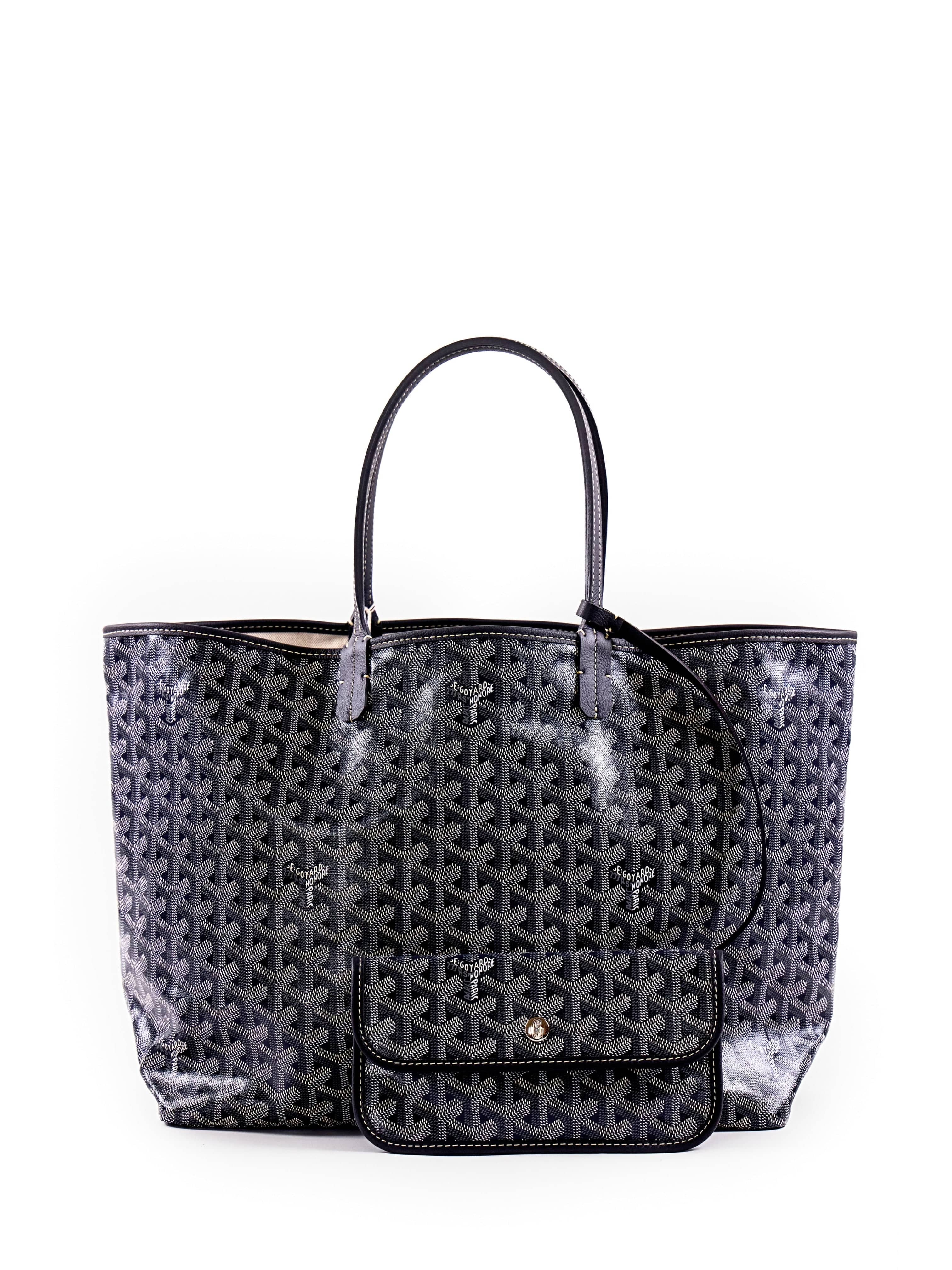 LuxuryVault GOYARD Saint Louis PM Bag in Grey