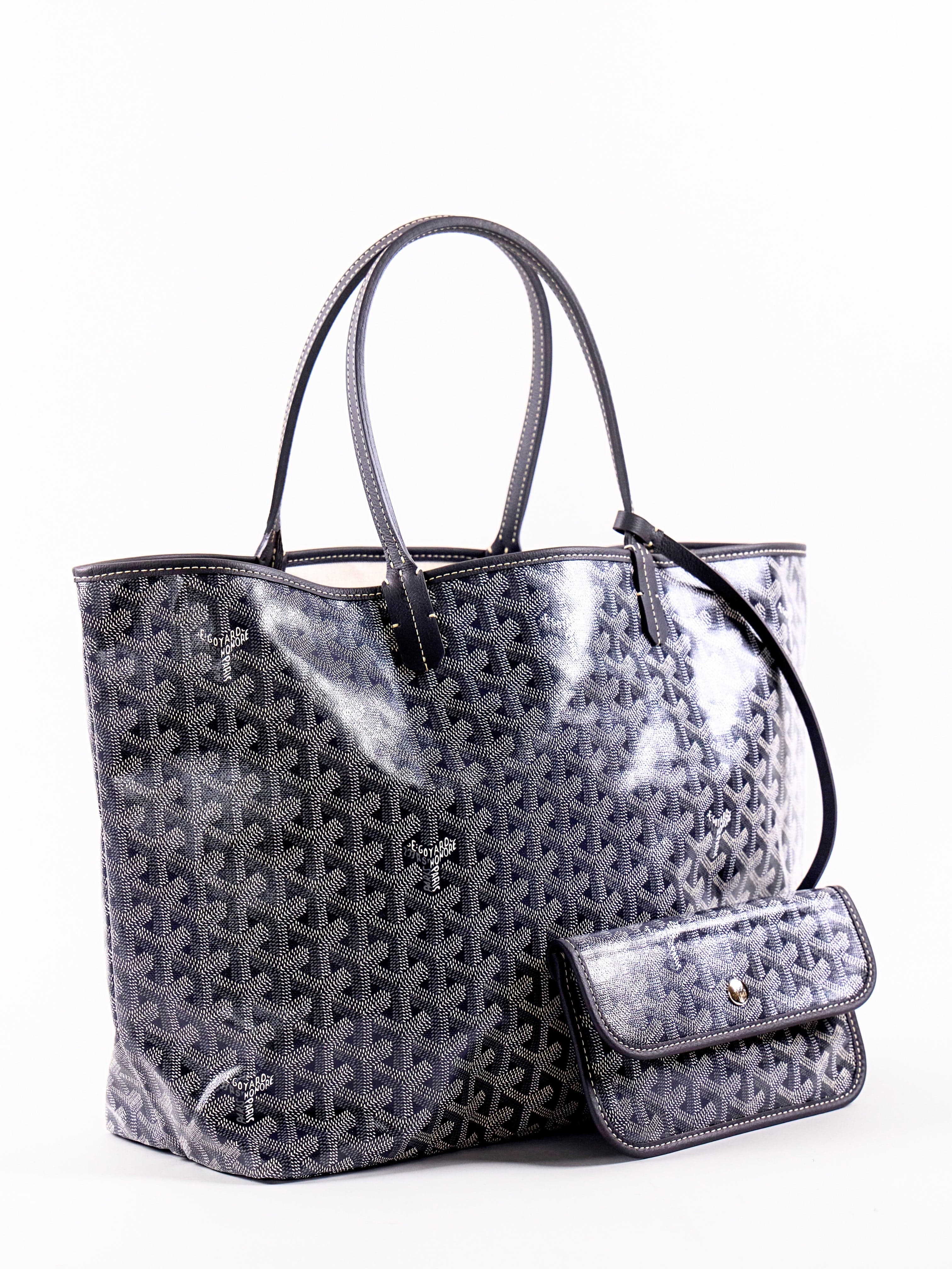 LuxuryVault GOYARD Saint Louis PM Bag in Grey