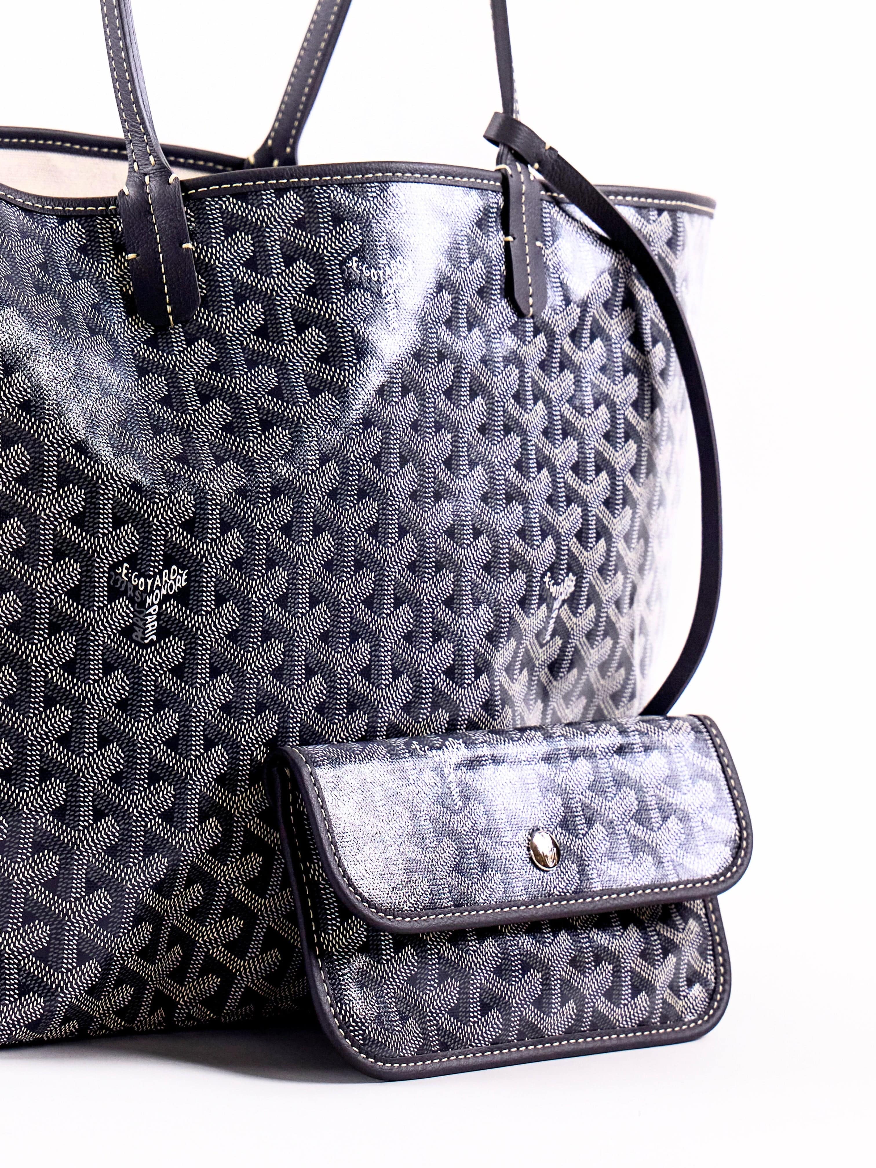 LuxuryVault GOYARD Saint Louis PM Bag in Grey