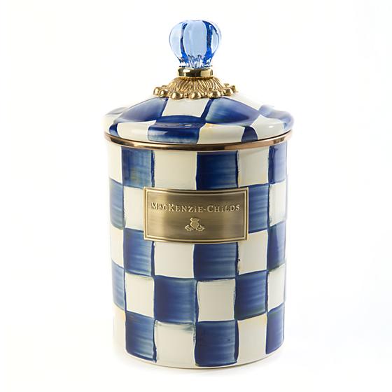 Mac Kenzie-Childs Royal Check Enamel Canister – Medium AGC1510