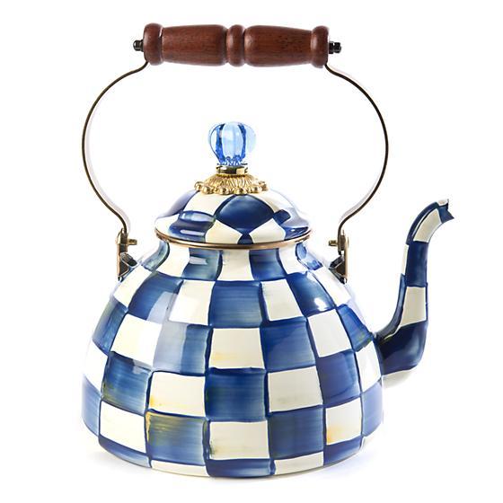 Mac Kenzie-Childs Royal Check Tea Kettle - 3 Quart AGC1512