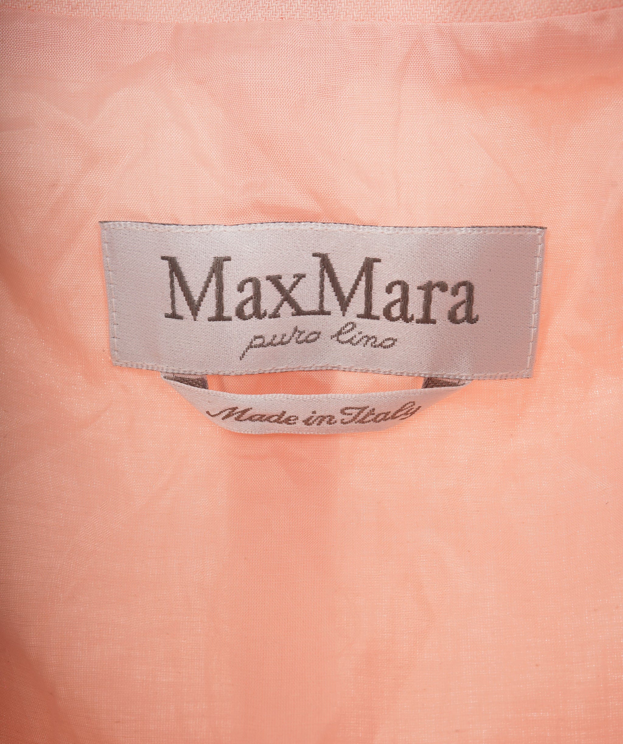 Max Mara Max Mara Linen Pink Blazer  ALC0856