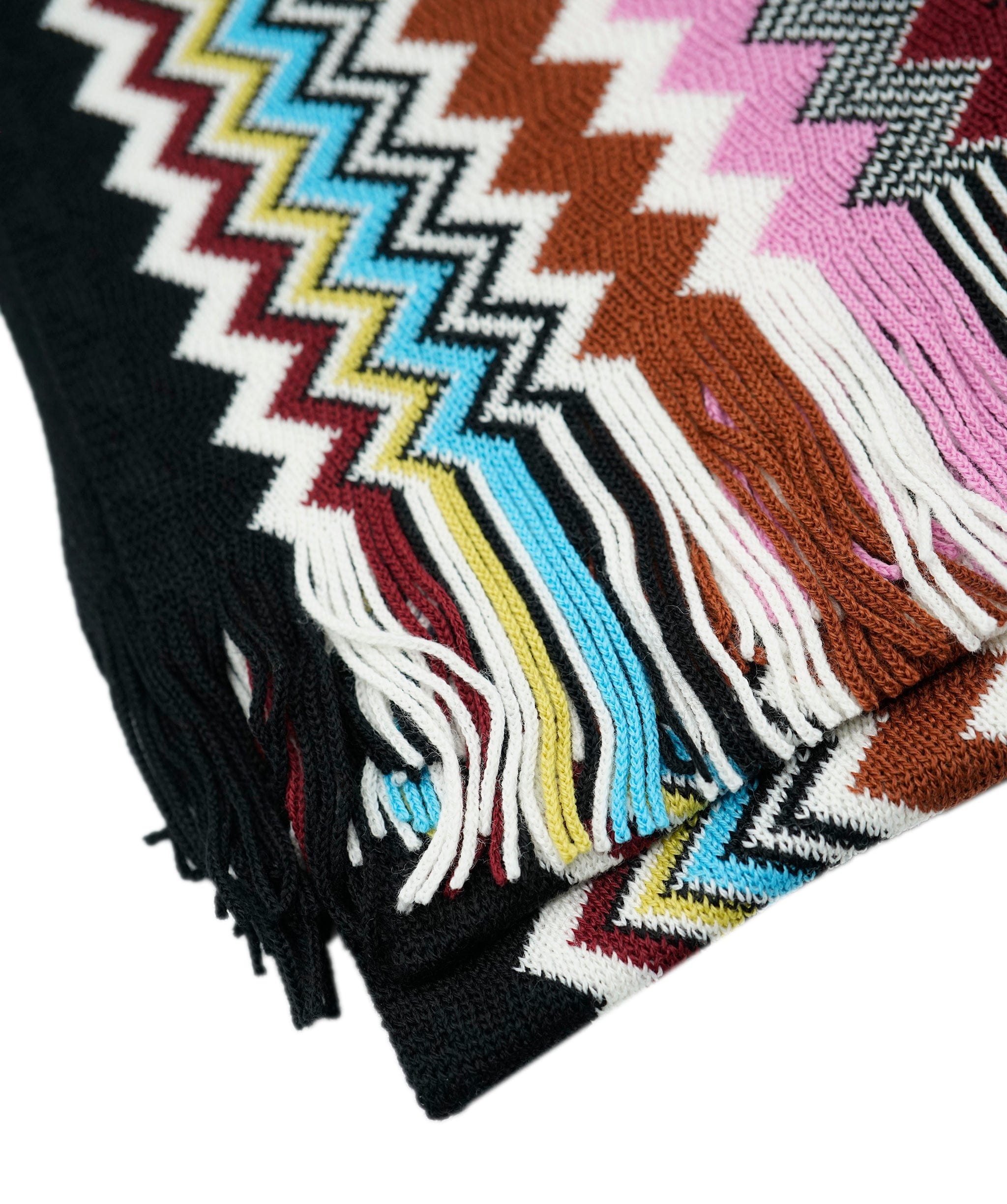 Missoni Missoni Black/White/Burgundy Scarf ASL9888