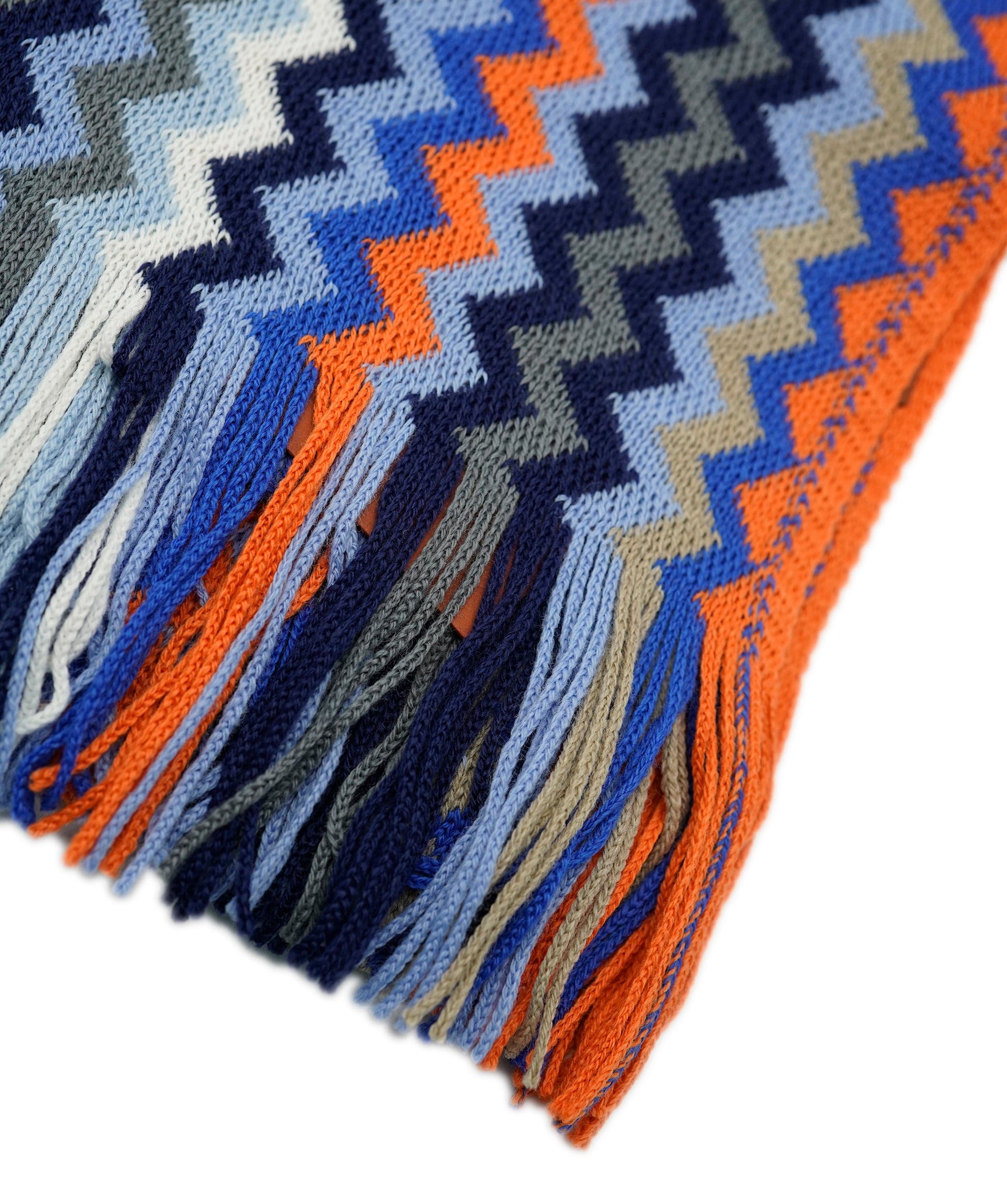 Missoni Missoni Blue/ Orange Scarf ASL9882