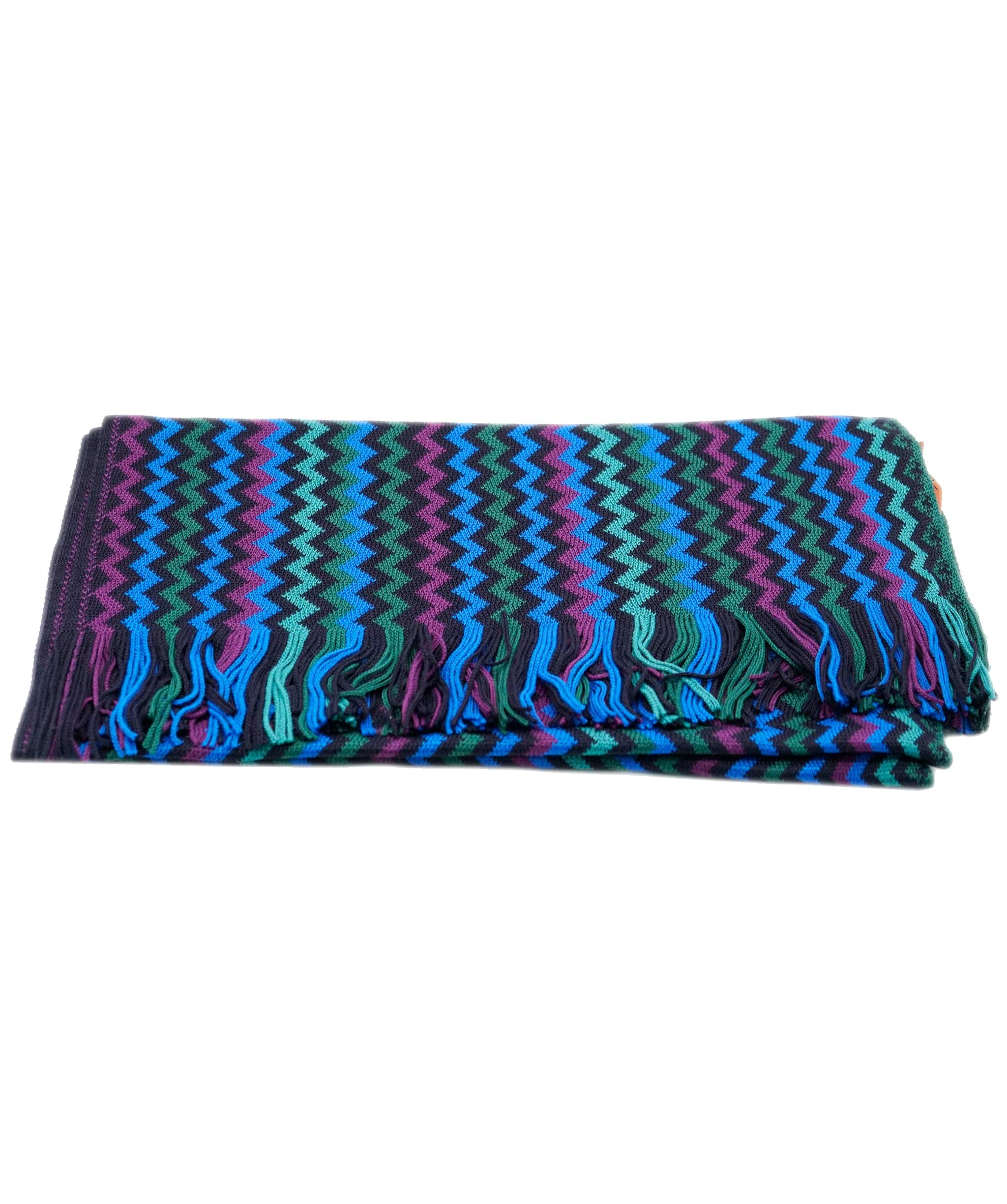 Missoni Missoni Blue/Purple/Green Scarf ASL9885