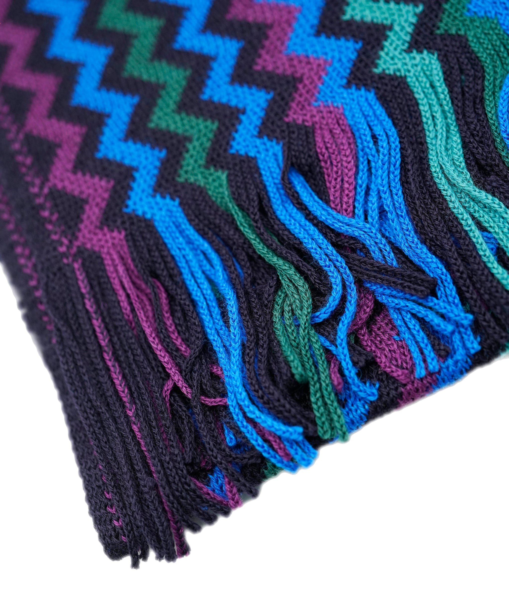 Missoni Missoni Blue/Purple/Green Scarf ASL9885