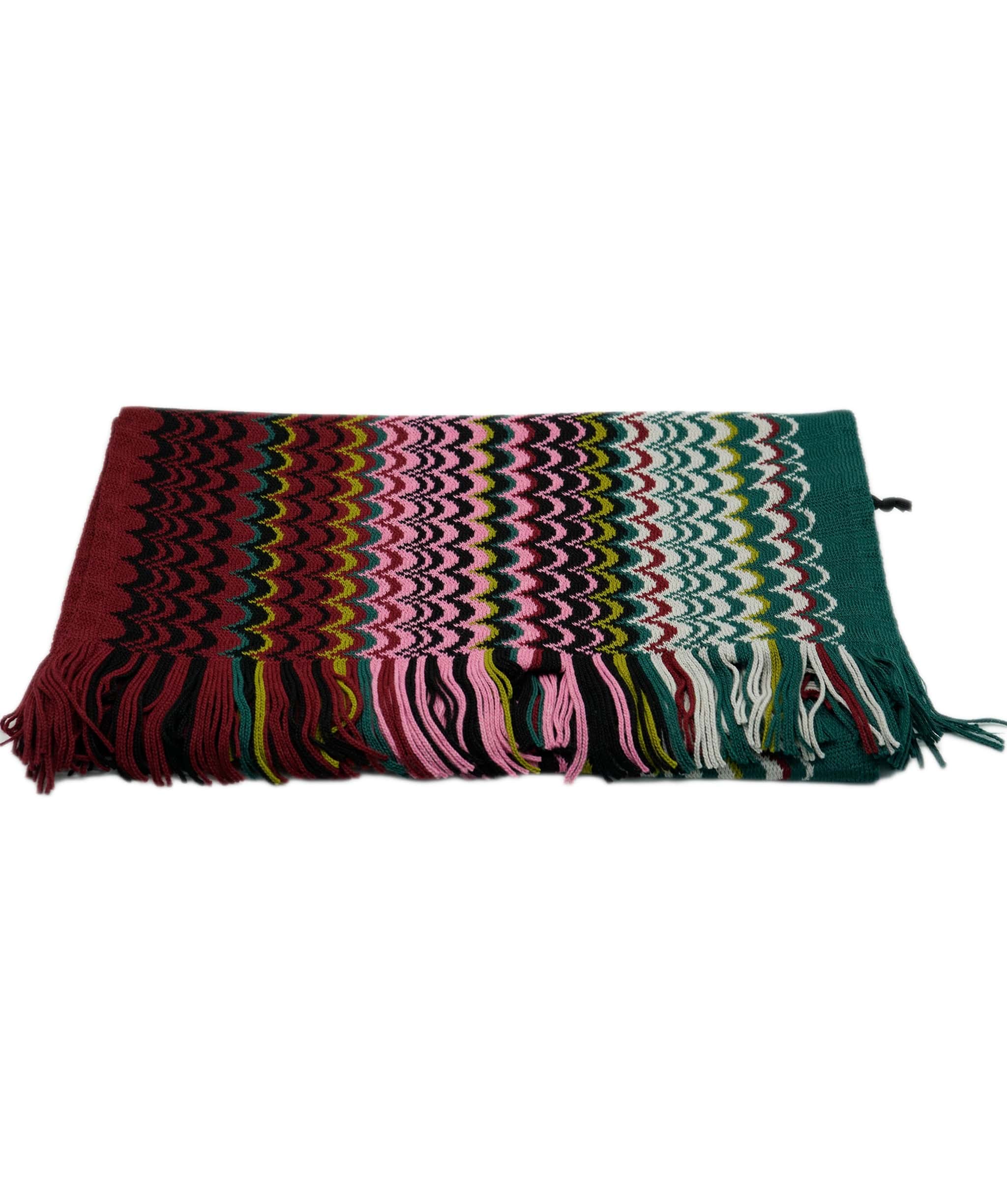 Missoni Missoni Burgundy/Pink Scarf ASL9878