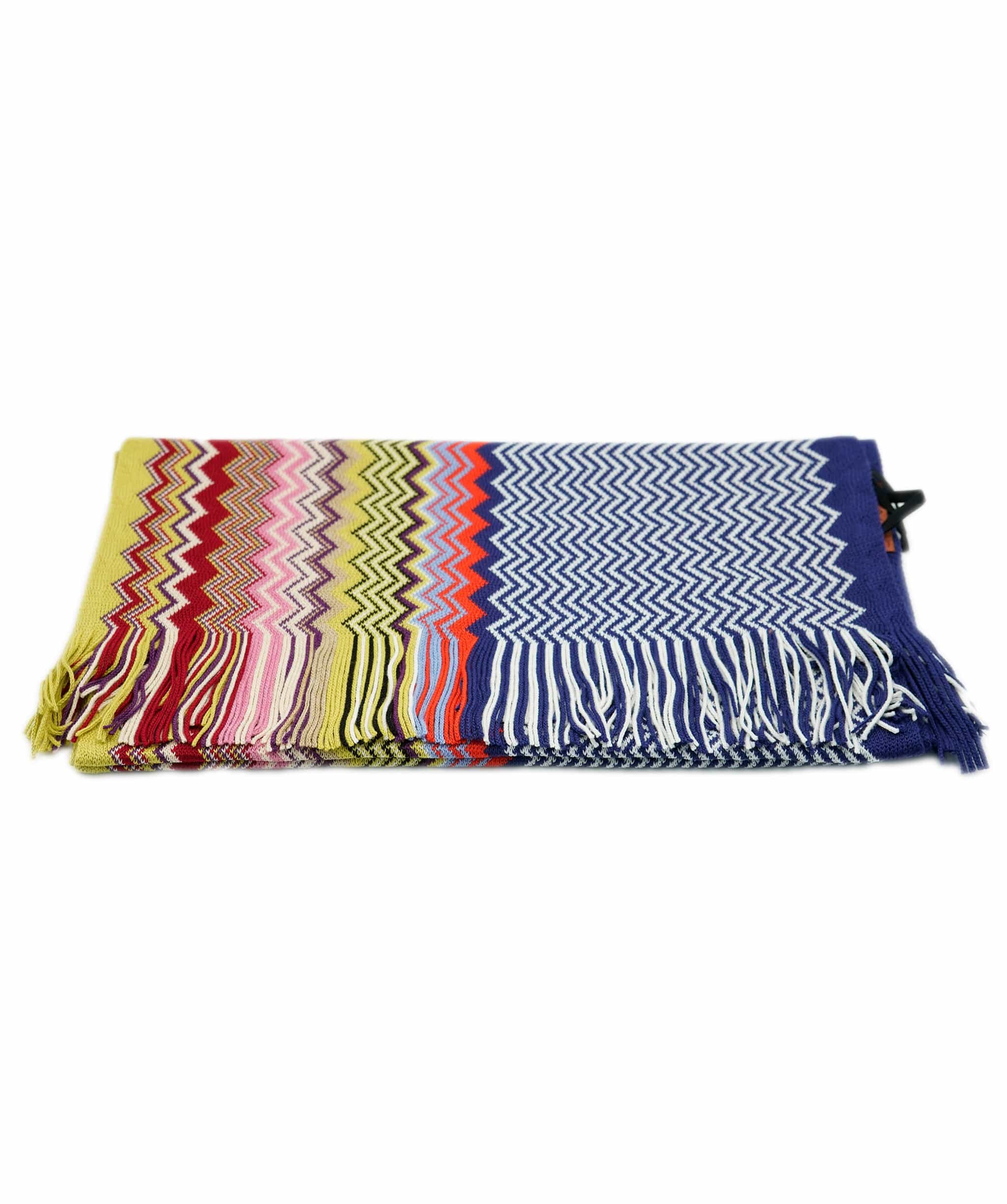 Missoni Missoni Navy/White/Lime Scarf ASL9876