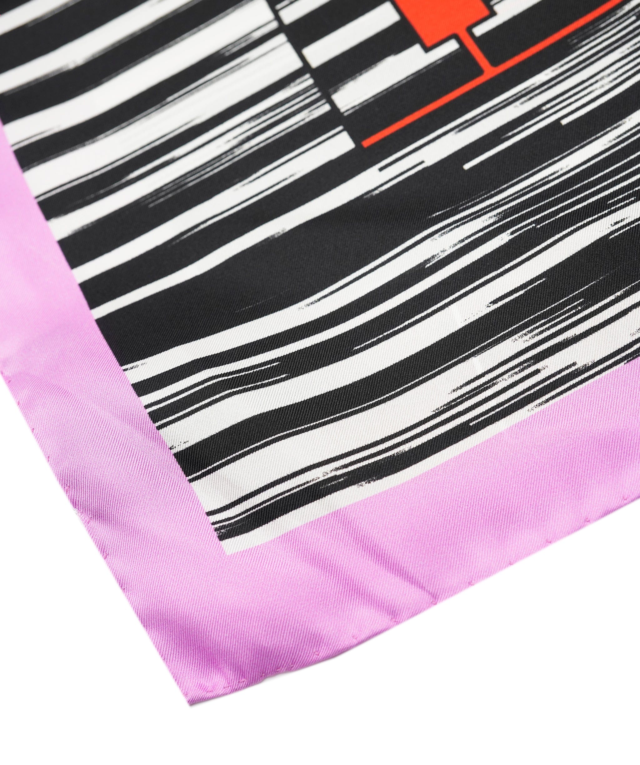 Missoni Missoni Pink/Black Silk Square Scarf ASL9910