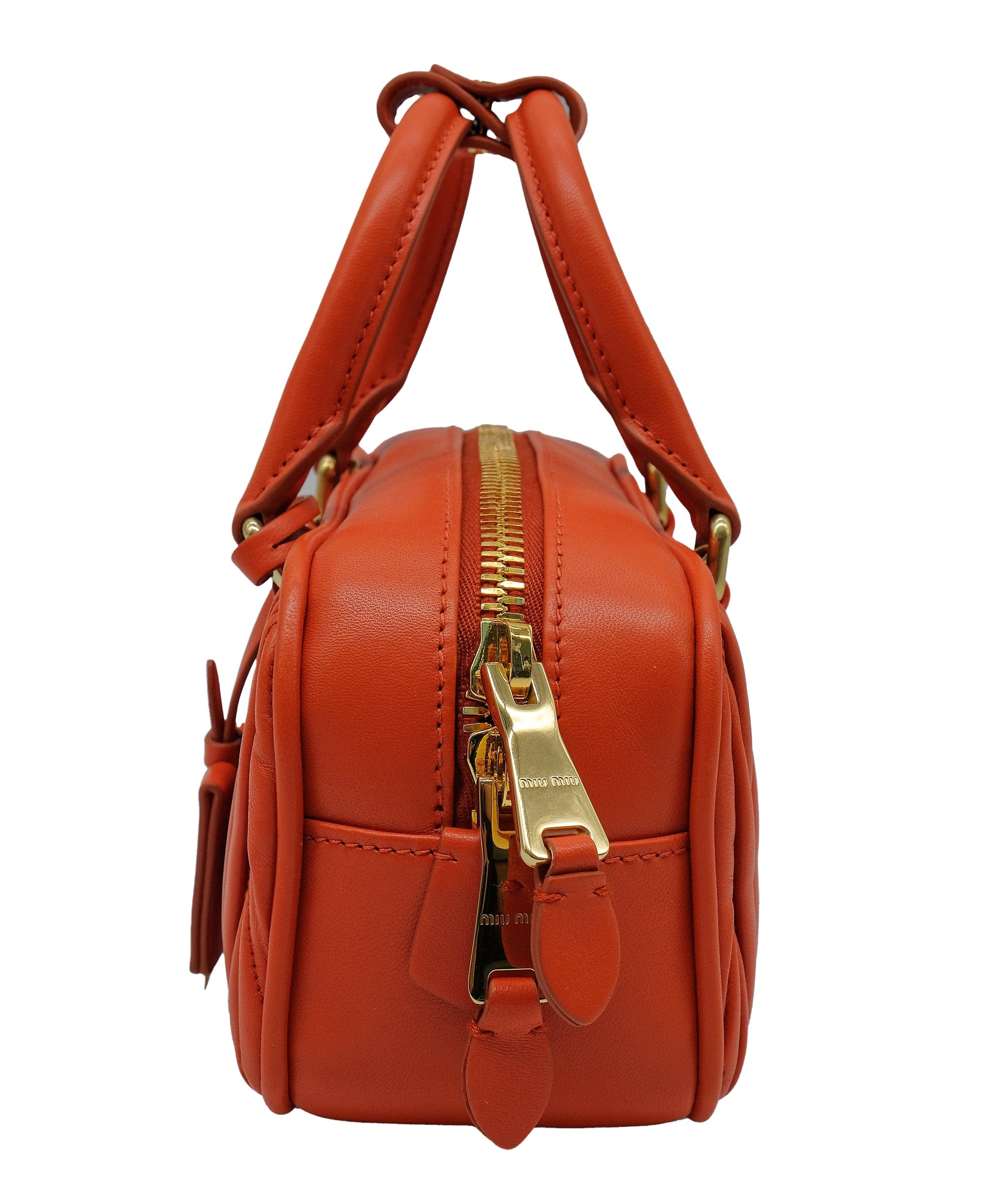 Miu Miu Miu Miu Arcadie Orange Leather Bag RJC3728