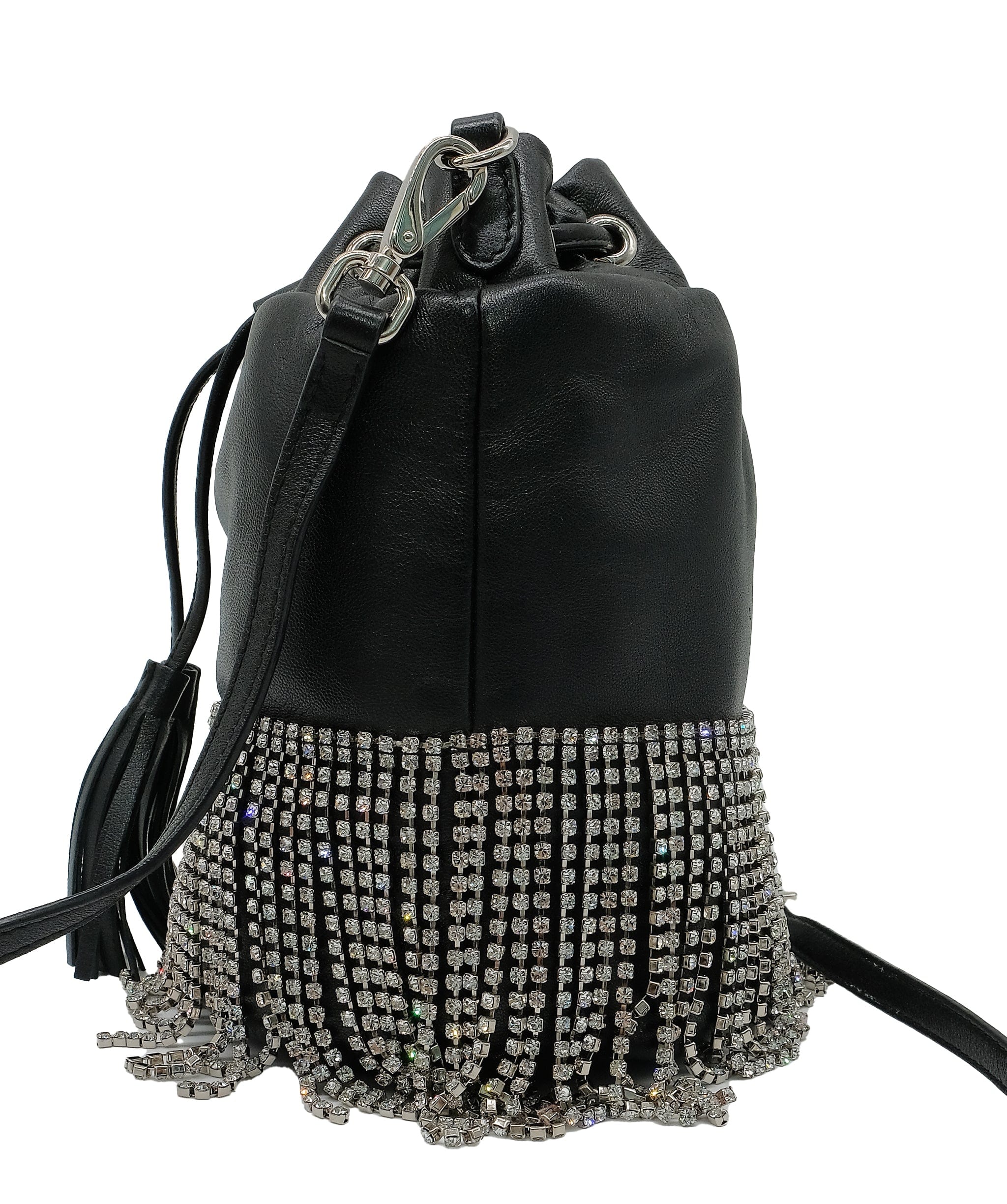 Miu Miu Miu Miu starlight crystal fringe bucket bag RJC3719