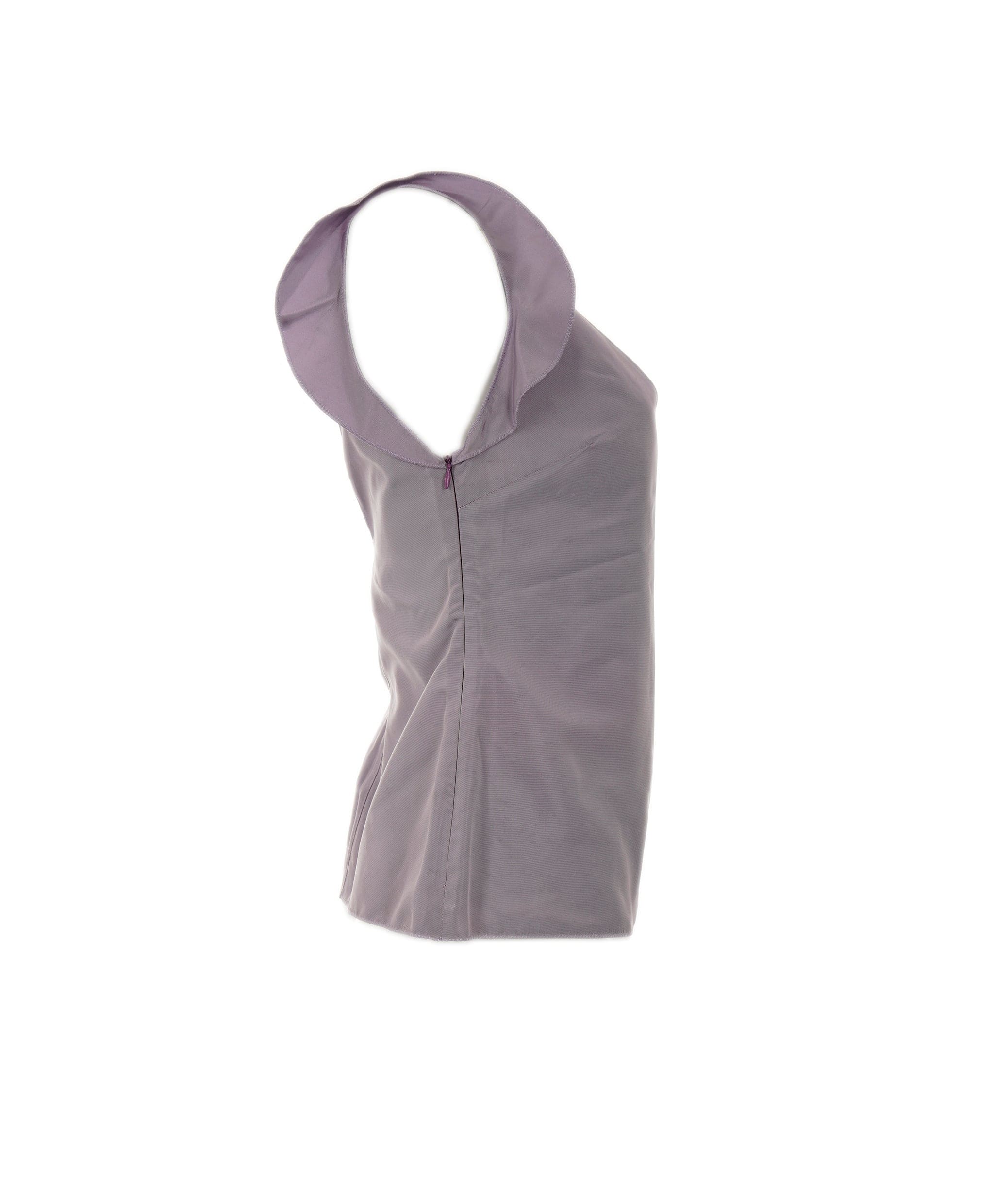 Miu Miu Miu Miu lilac v neck camisole with ruffle sleeve AGC1593