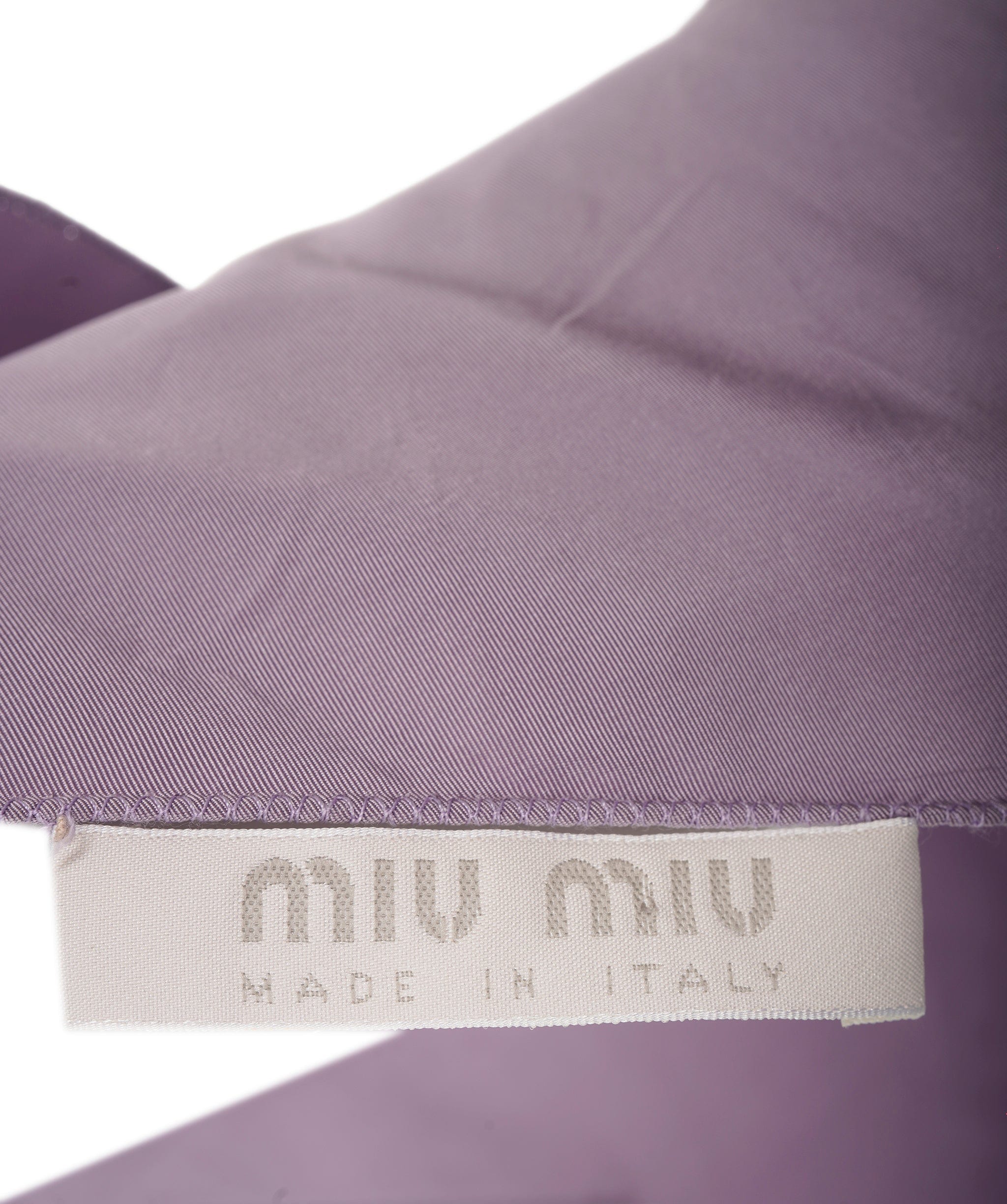 Miu Miu Miu Miu lilac v neck camisole with ruffle sleeve AGC1593