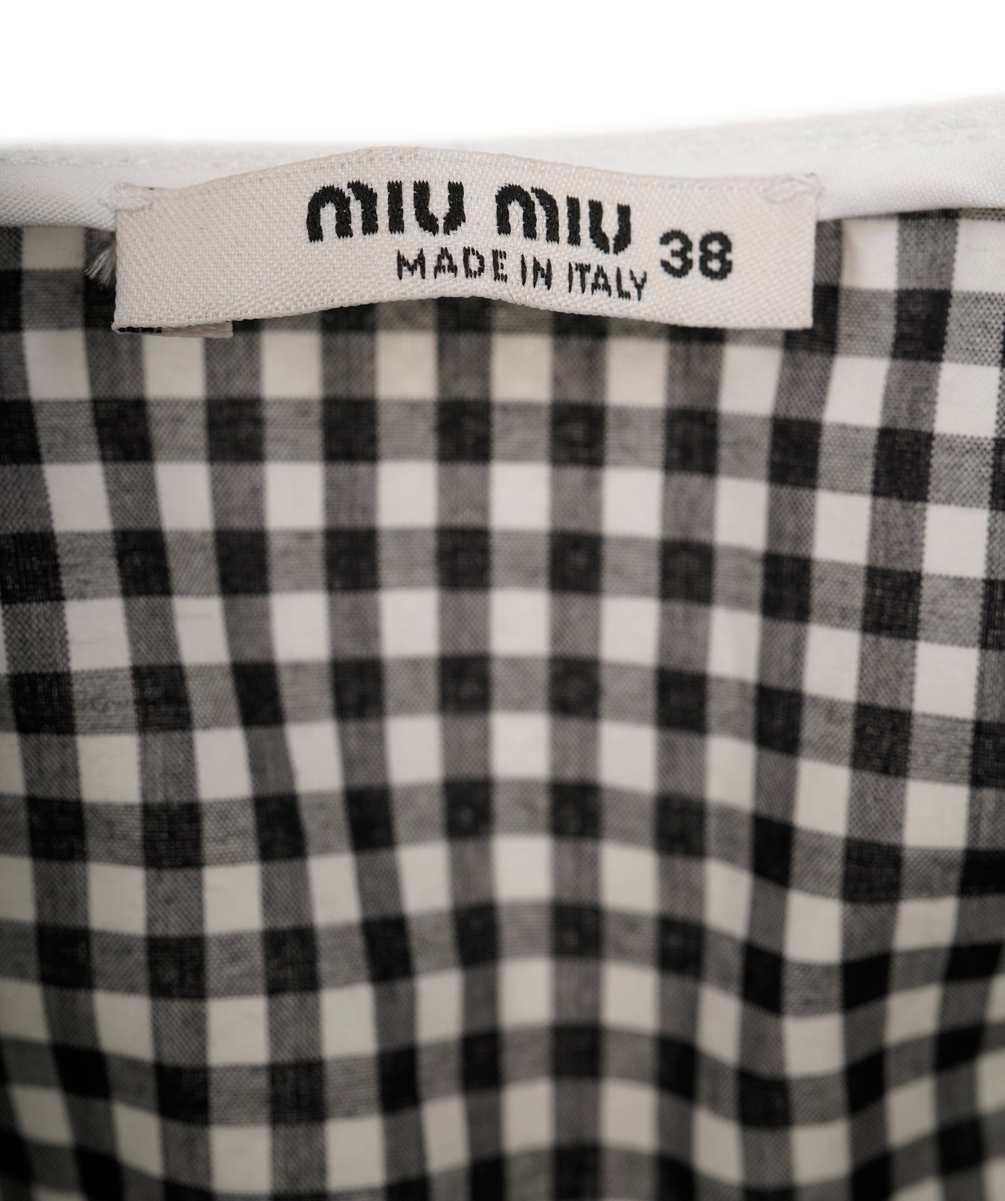 Miumiu Miu Miu black and white dress ALC0605