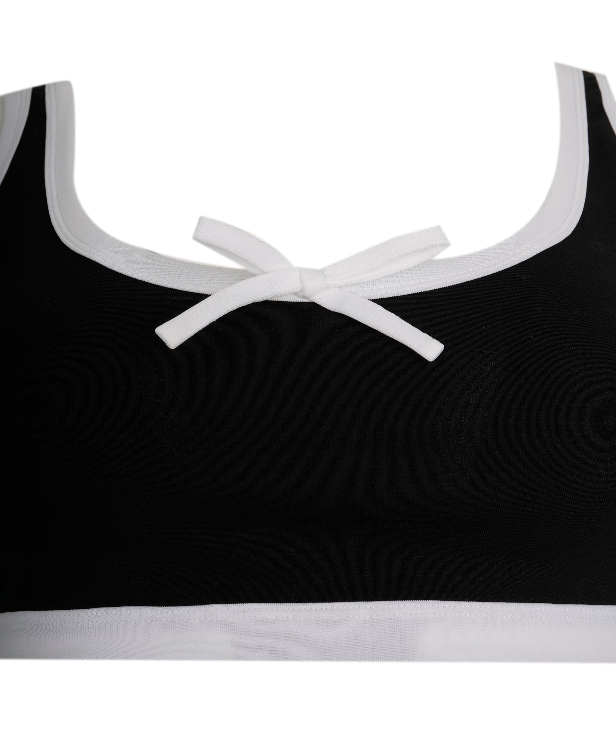 Miumiu Miu miu crop top black and white size small AGL2431