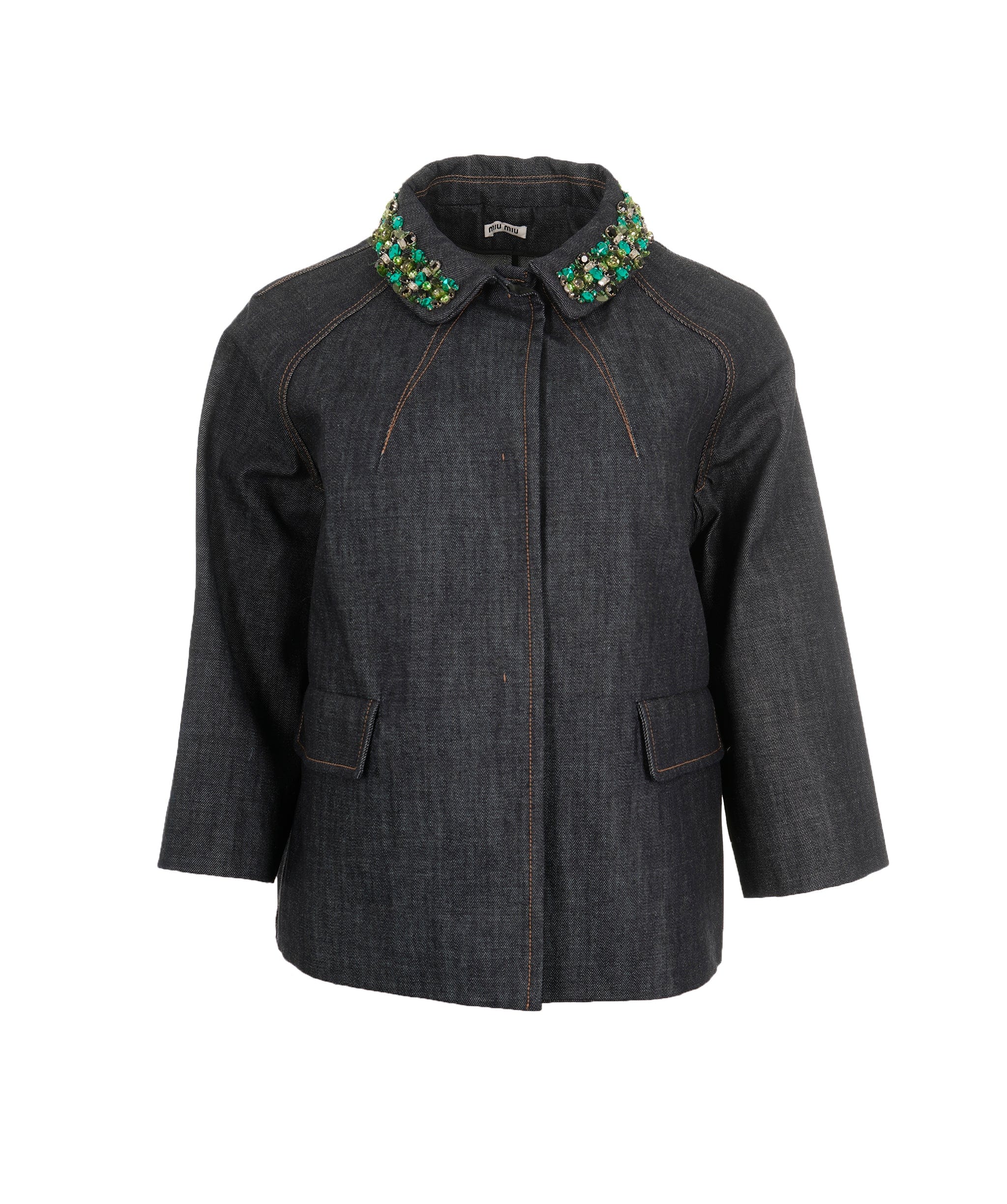 Miumiu Miu Miu Embellised Collar Jacket ALC0837