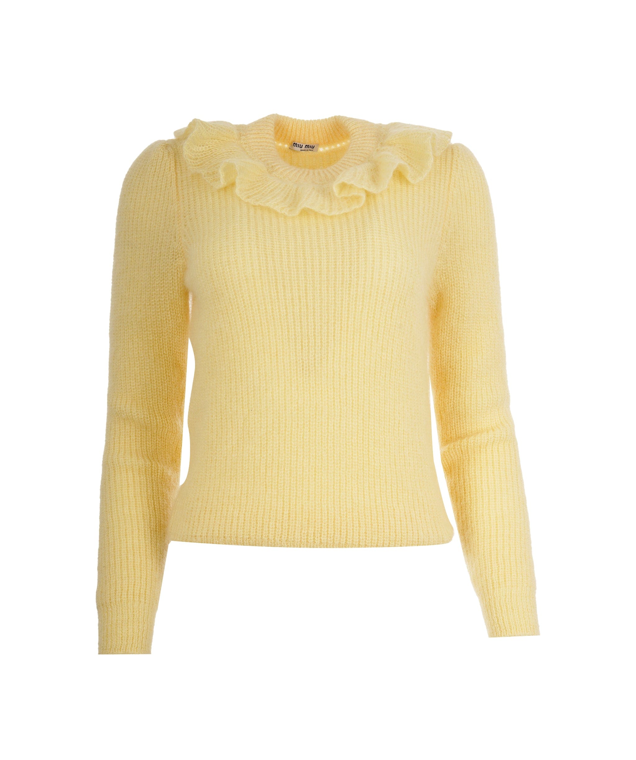 Miumiu Miu Miu Yellow Jumper ALL0443