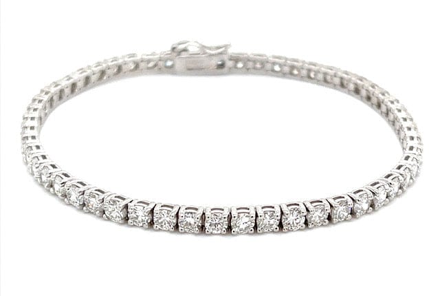 myGemma Diamond Tennis Bracelet in 14K White Gold (1 CTW)