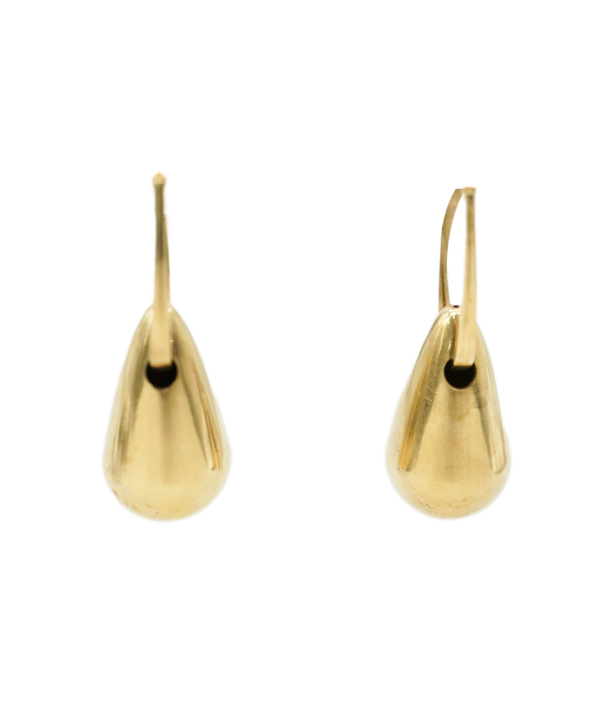 Oriental Monkey Drop 18ct Gold Earrings ANC1060