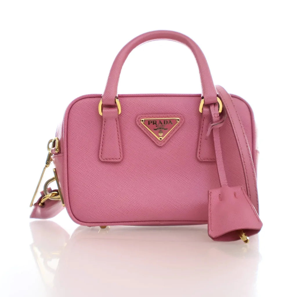 Prada 2Way Mini Bauletto Lux Bag L-HNGFPS