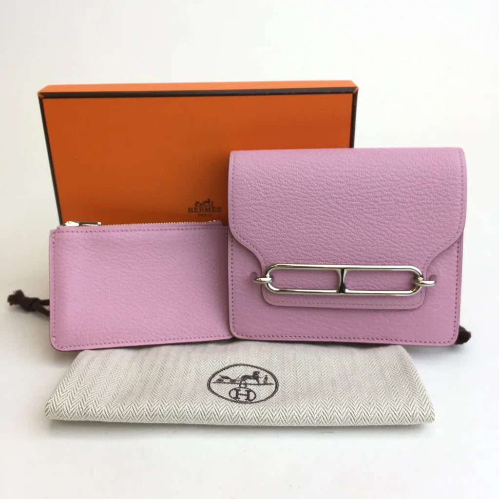 Hermes Roulis Slim Mauve Sylvestre Chevre FJRC1J