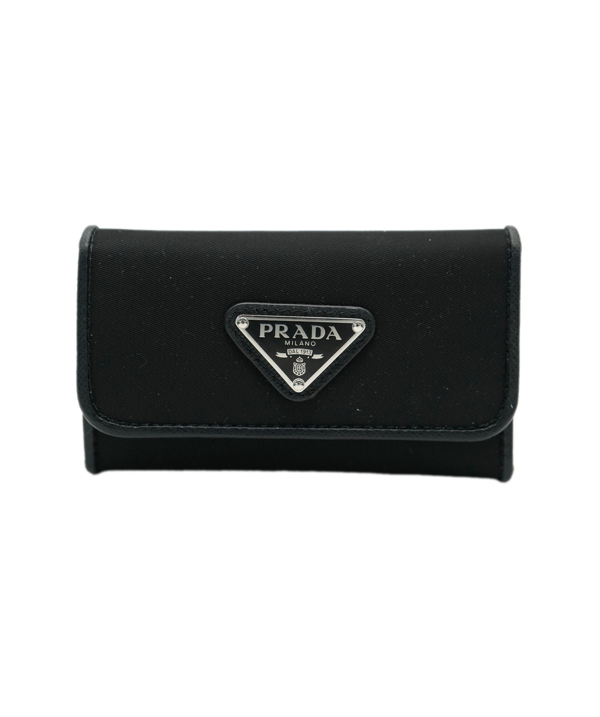 Prada Prada Black Key Holder Pouch  AJL0166