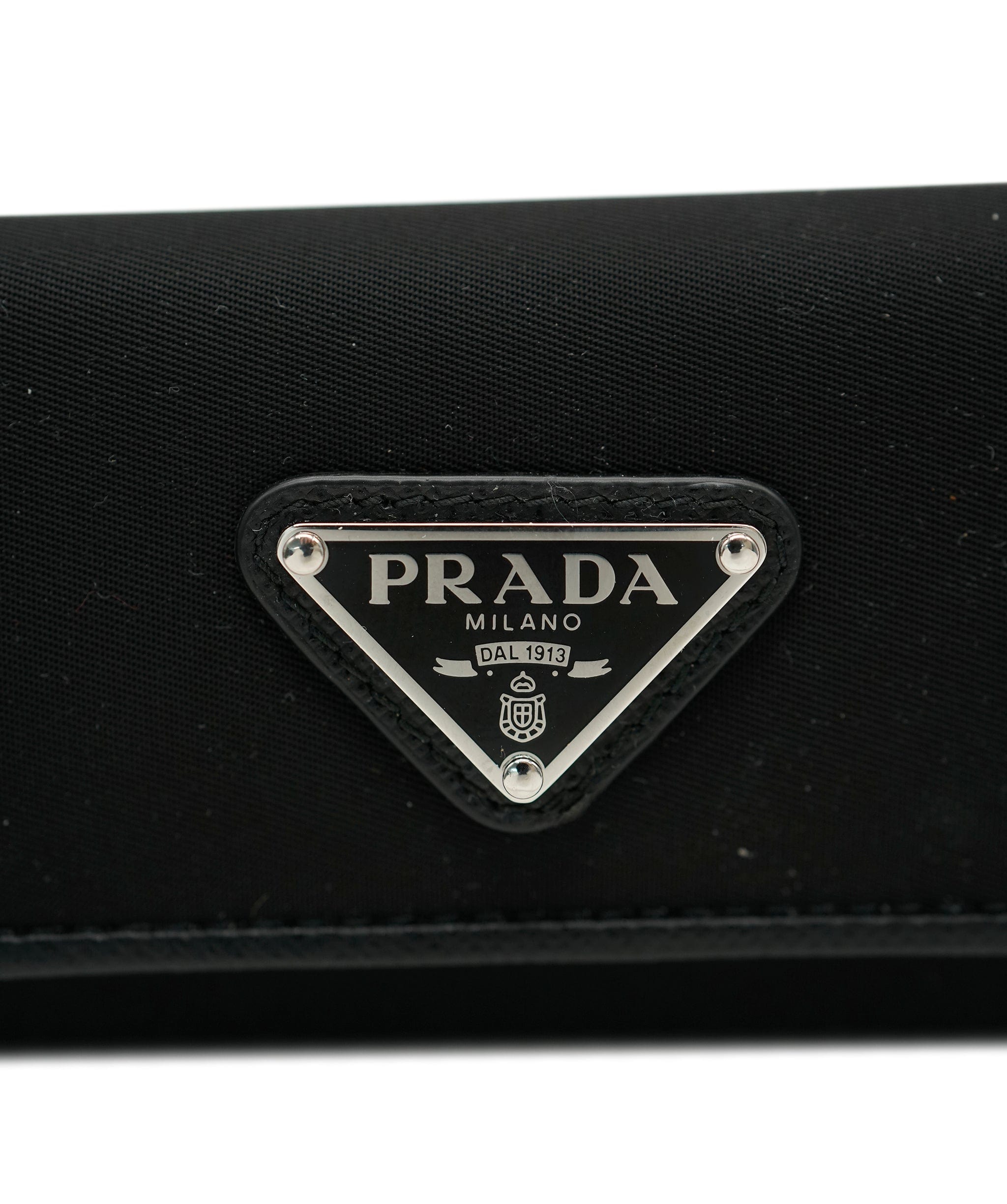 Prada Prada Black Key Holder Pouch  AJL0166