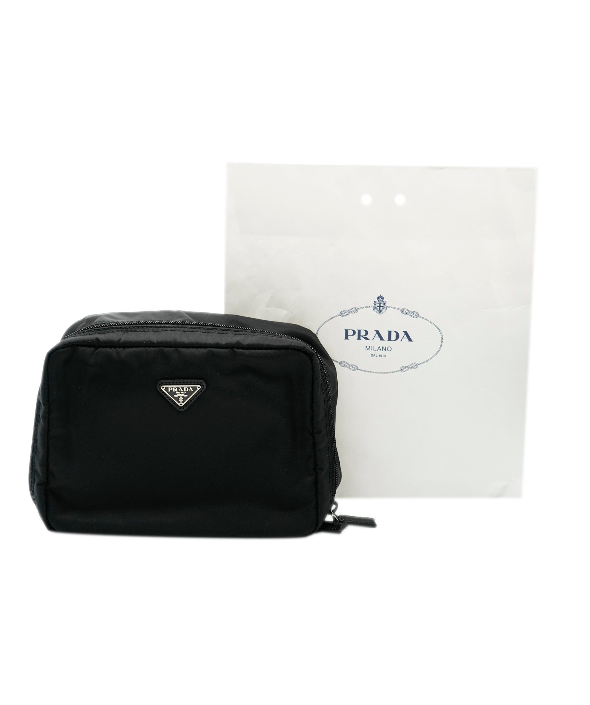 Prada Prada black nylon toiletry bag  - AJC0517