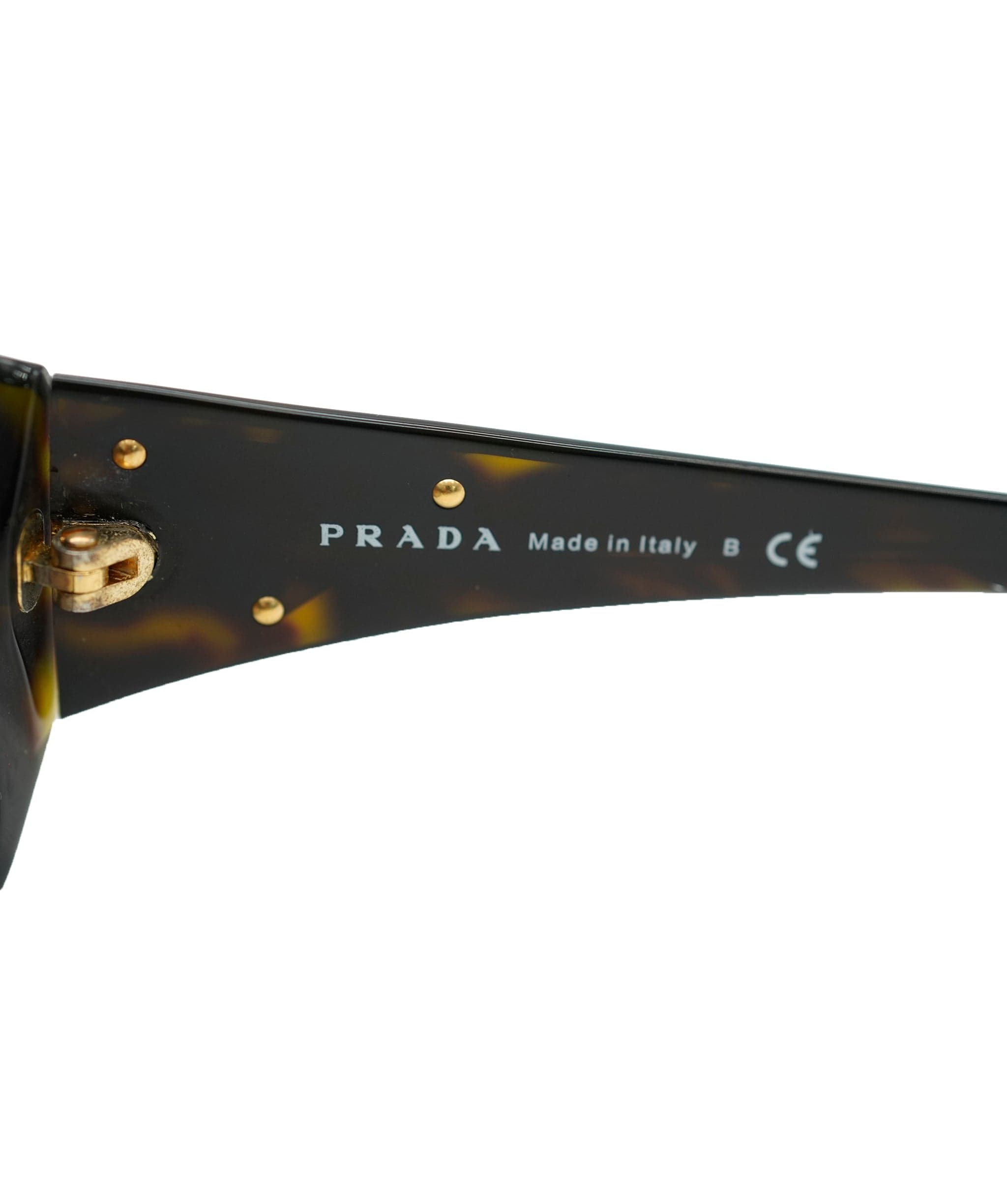 Prada Prada Logo Chunky Sunglasses in Tortoiseshell Brown/Gold  ALL0718