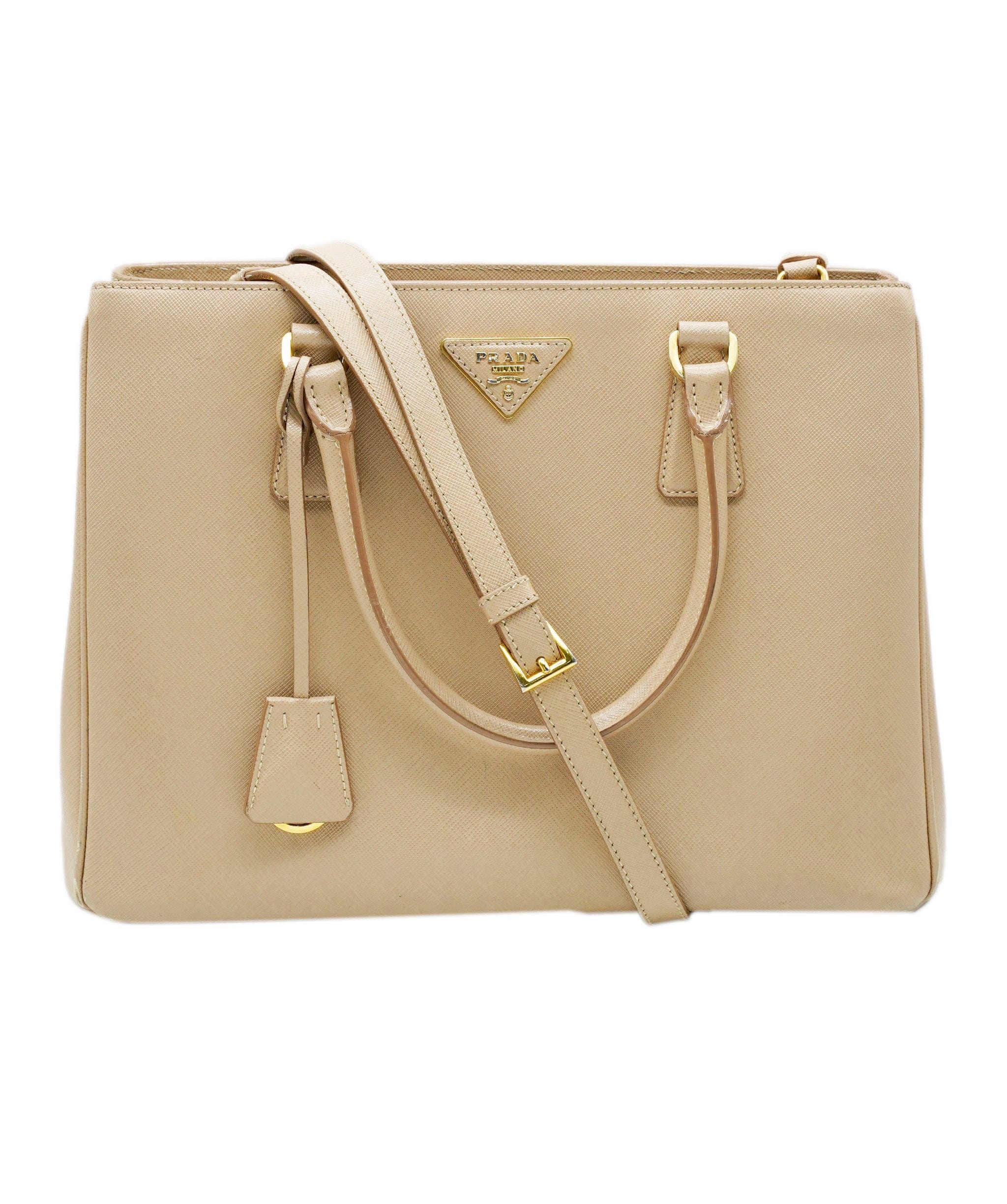 Prada Prada beige saffiano shoulder bag  ALC0422