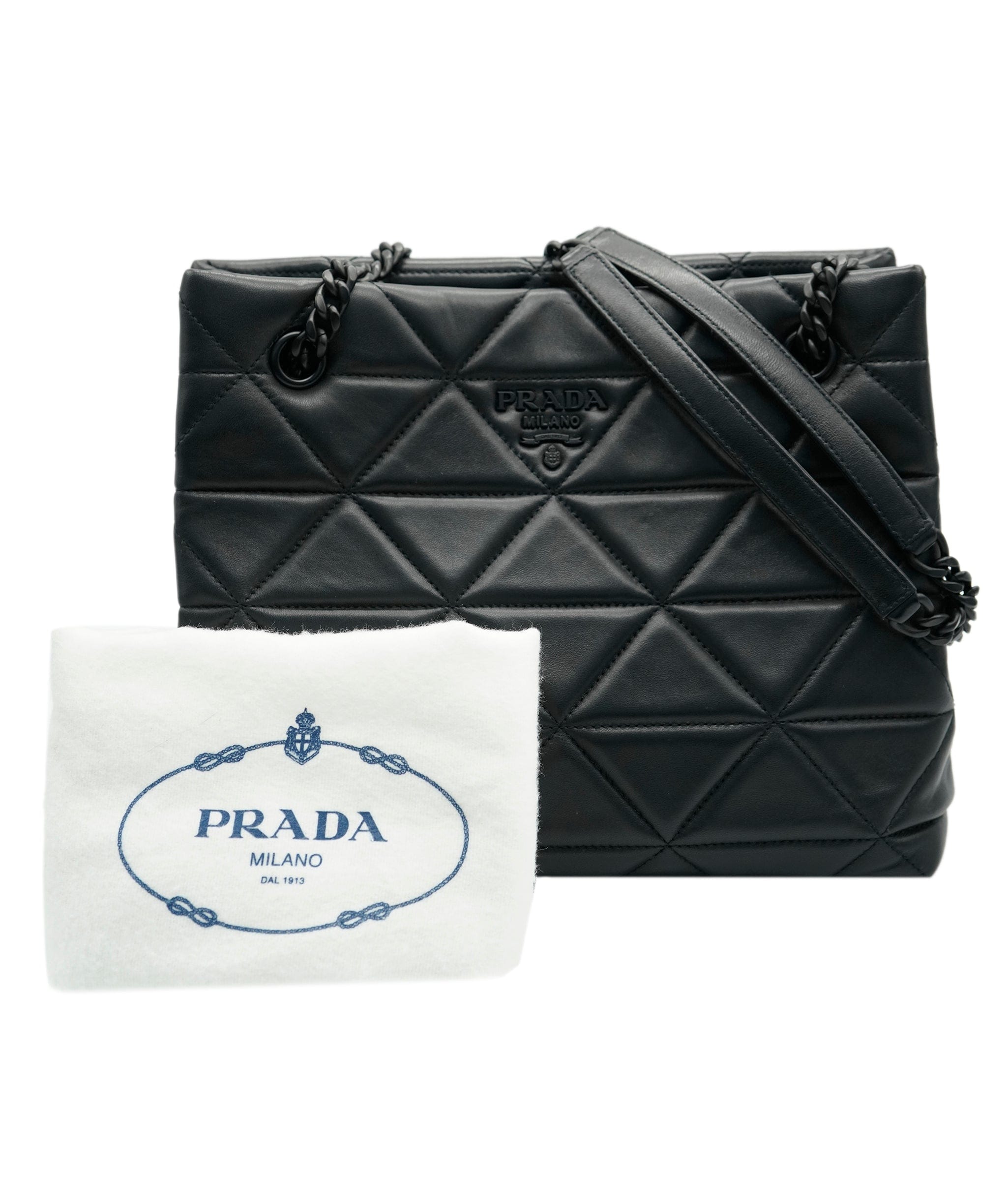 Prada Prada Black Nappa Spectrum Tote ASC2318