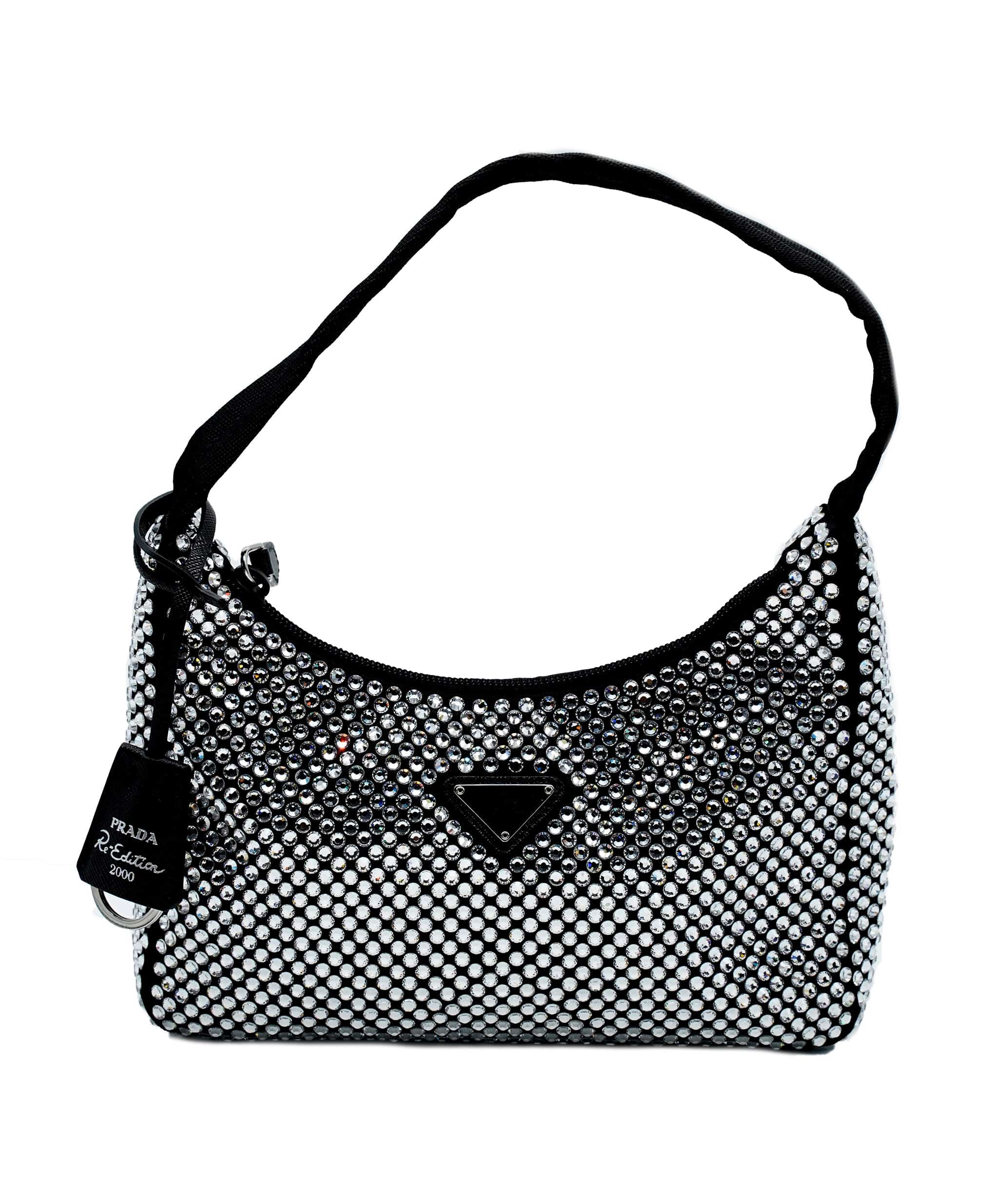 Prada Prada Black Swarovski Re-Edition Mini Bag ASC2371