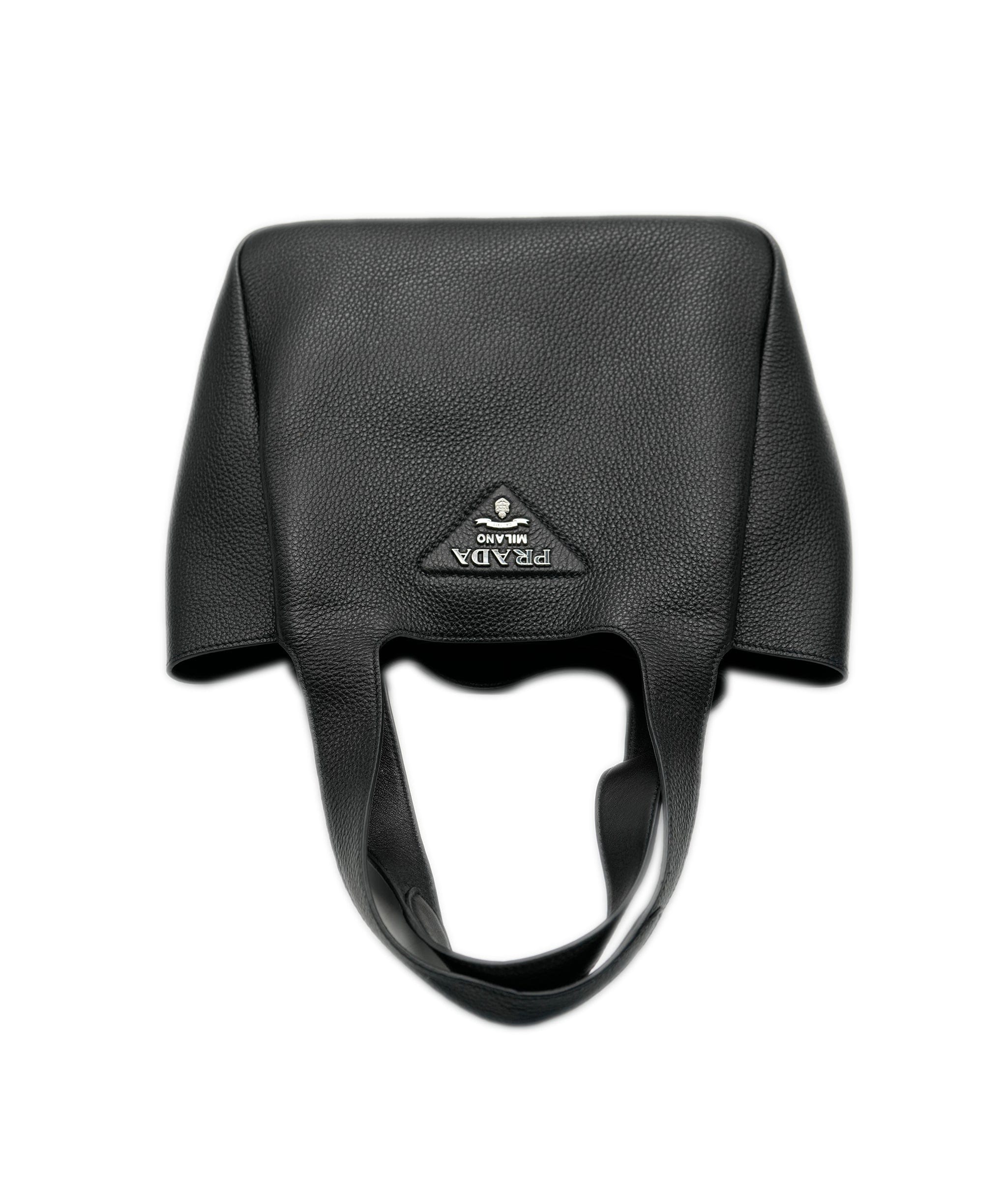 Prada Prada Black Vitello Daino Dynamique Tote ASC4288